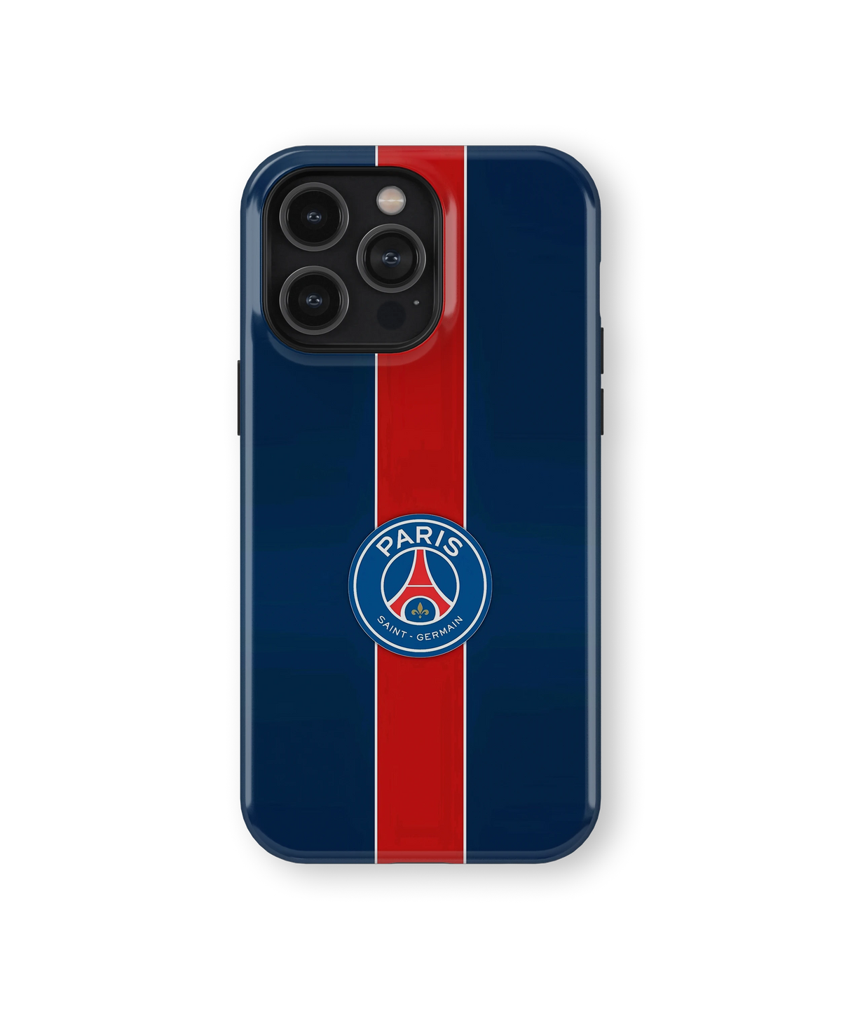 Coque iPhone Paris Saint-Germain – Bleu et rouge | PSG