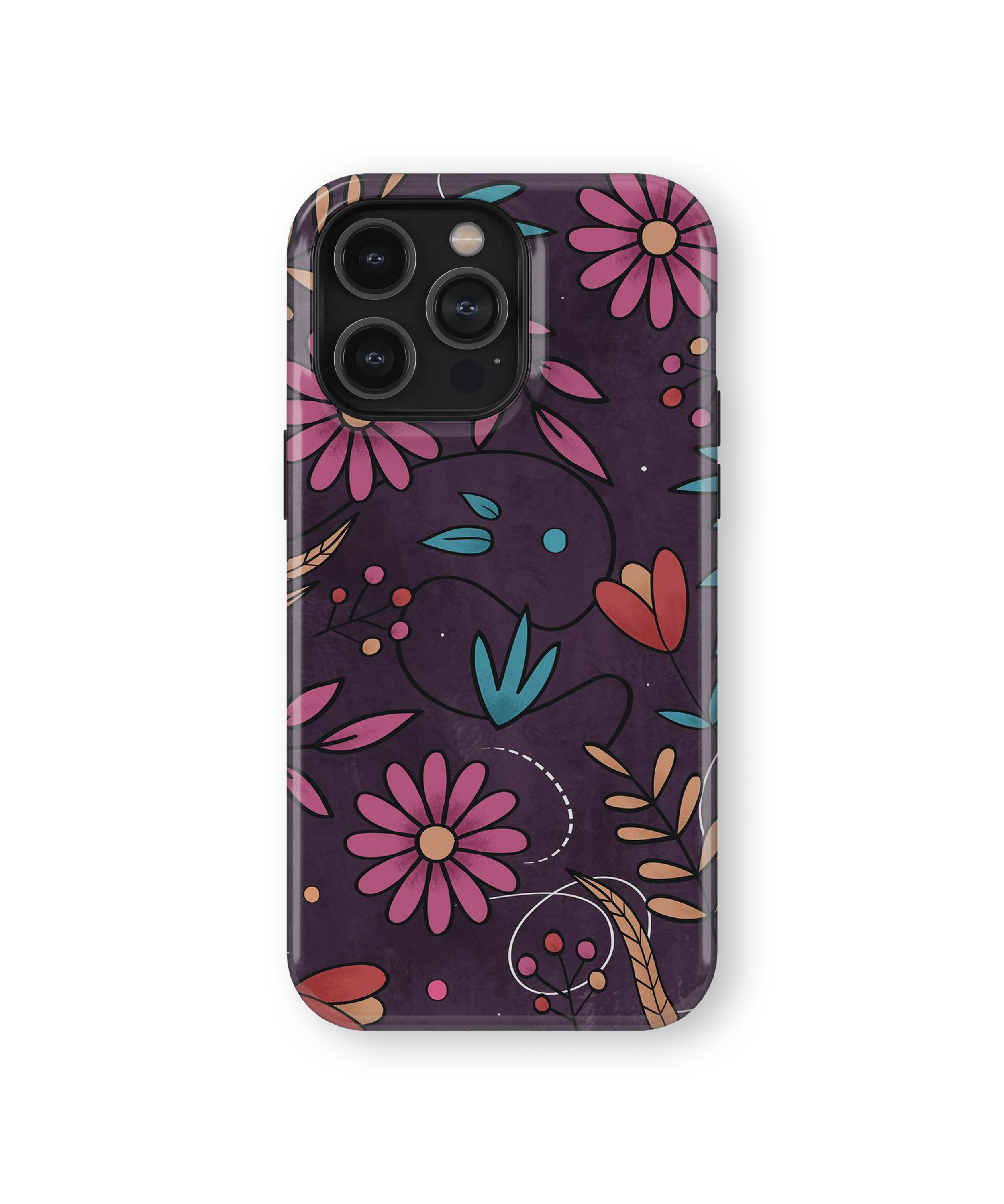 Coque iPhone – Design Floral Élégant & Coloré
