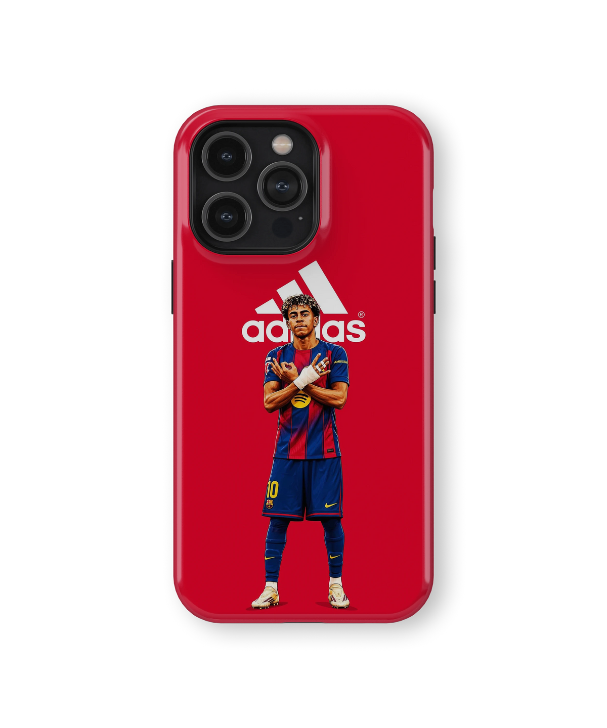 Coque iPhone – Design Foot Barcelona Red