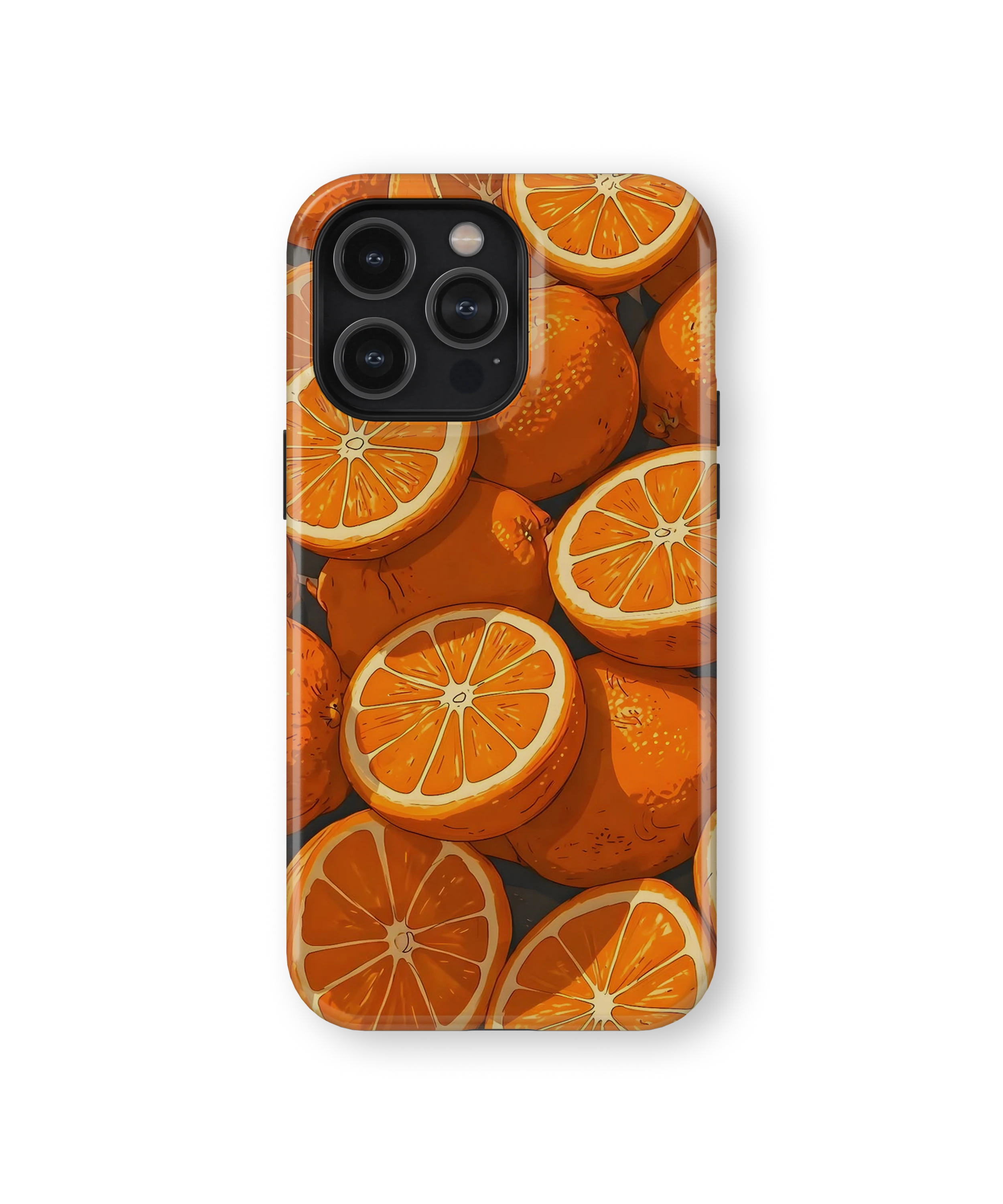 Coque iPhone Motif Oranges Fraîches