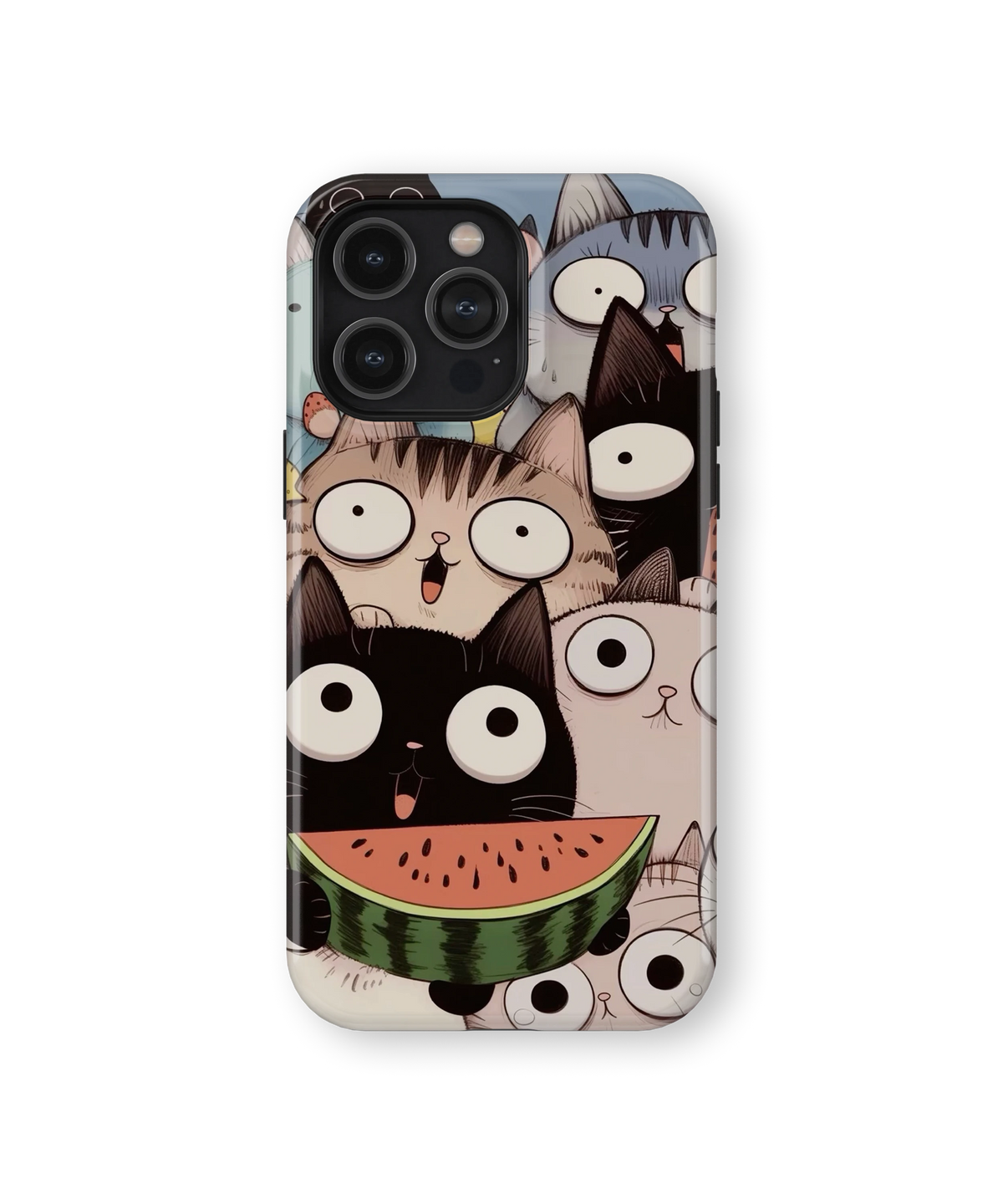 Coque iPhone Crazy Cats – Watermelon