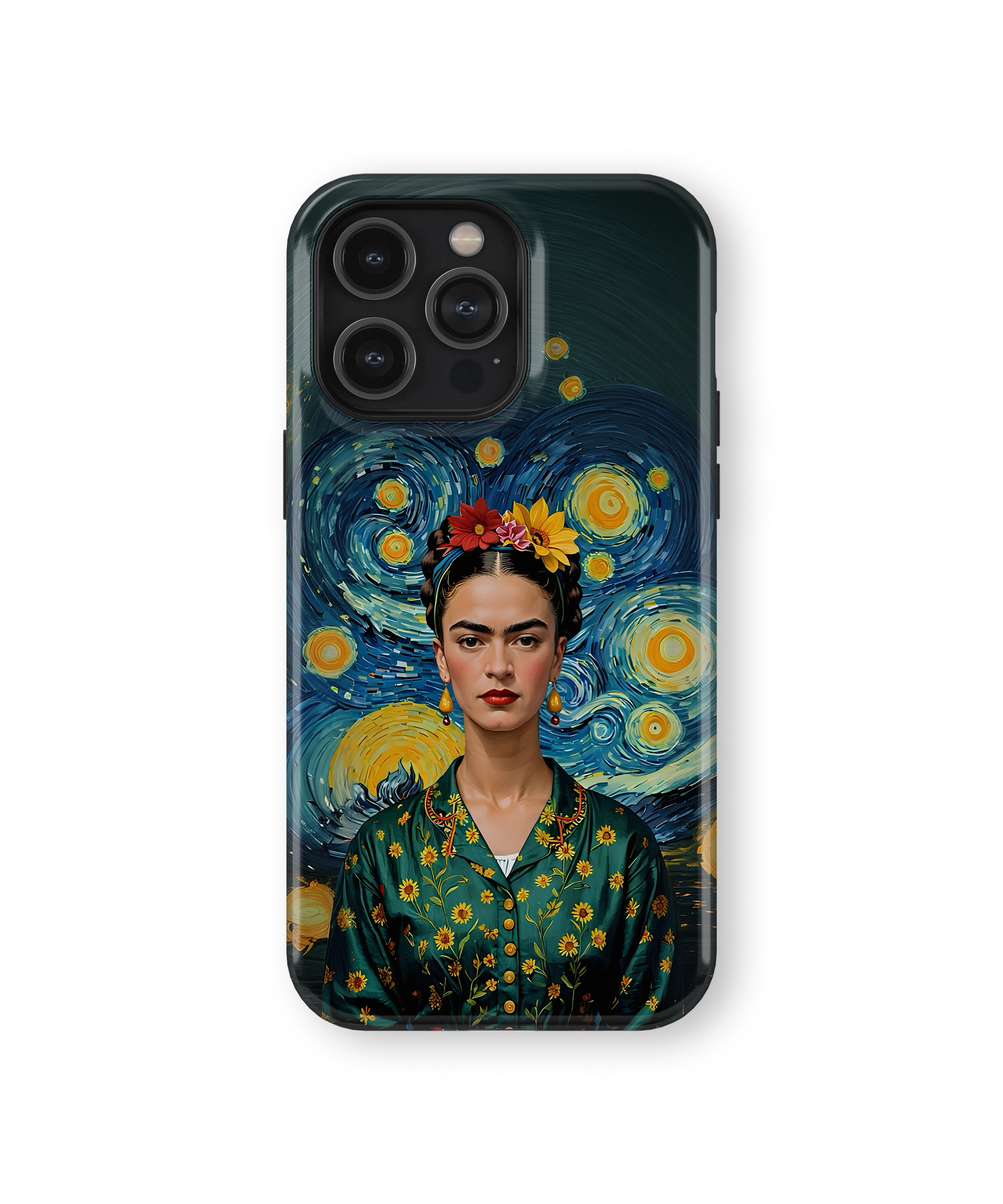Coque iPhone – Portrait Artistique Inspiré de Frida Kahlo