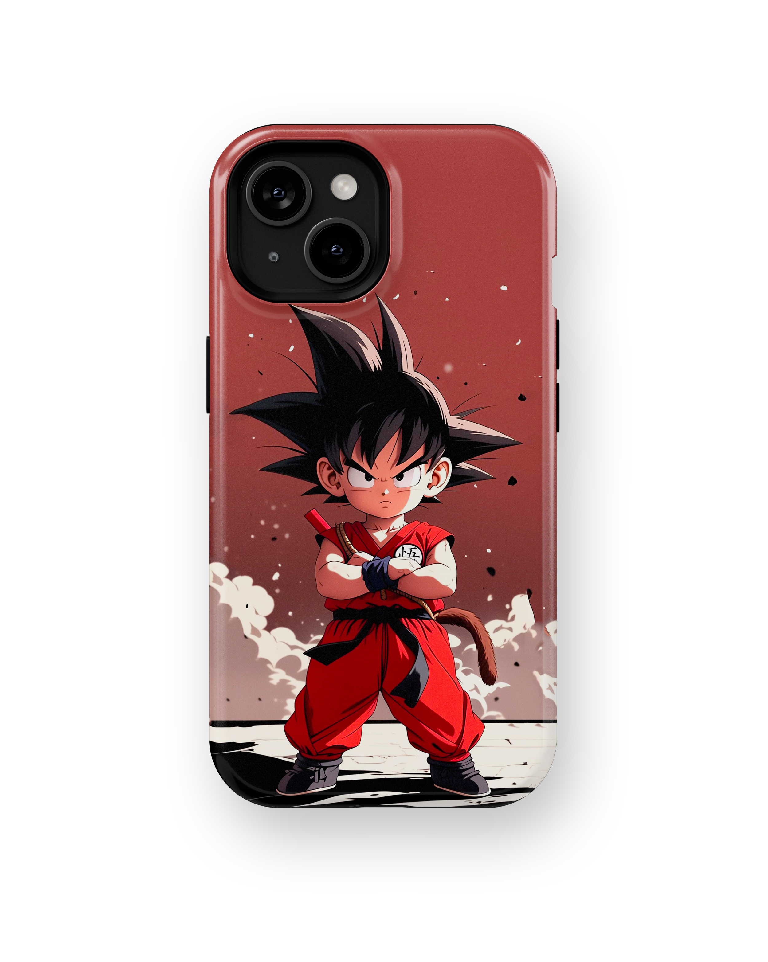 Coque iPhone Anime Goku maroon