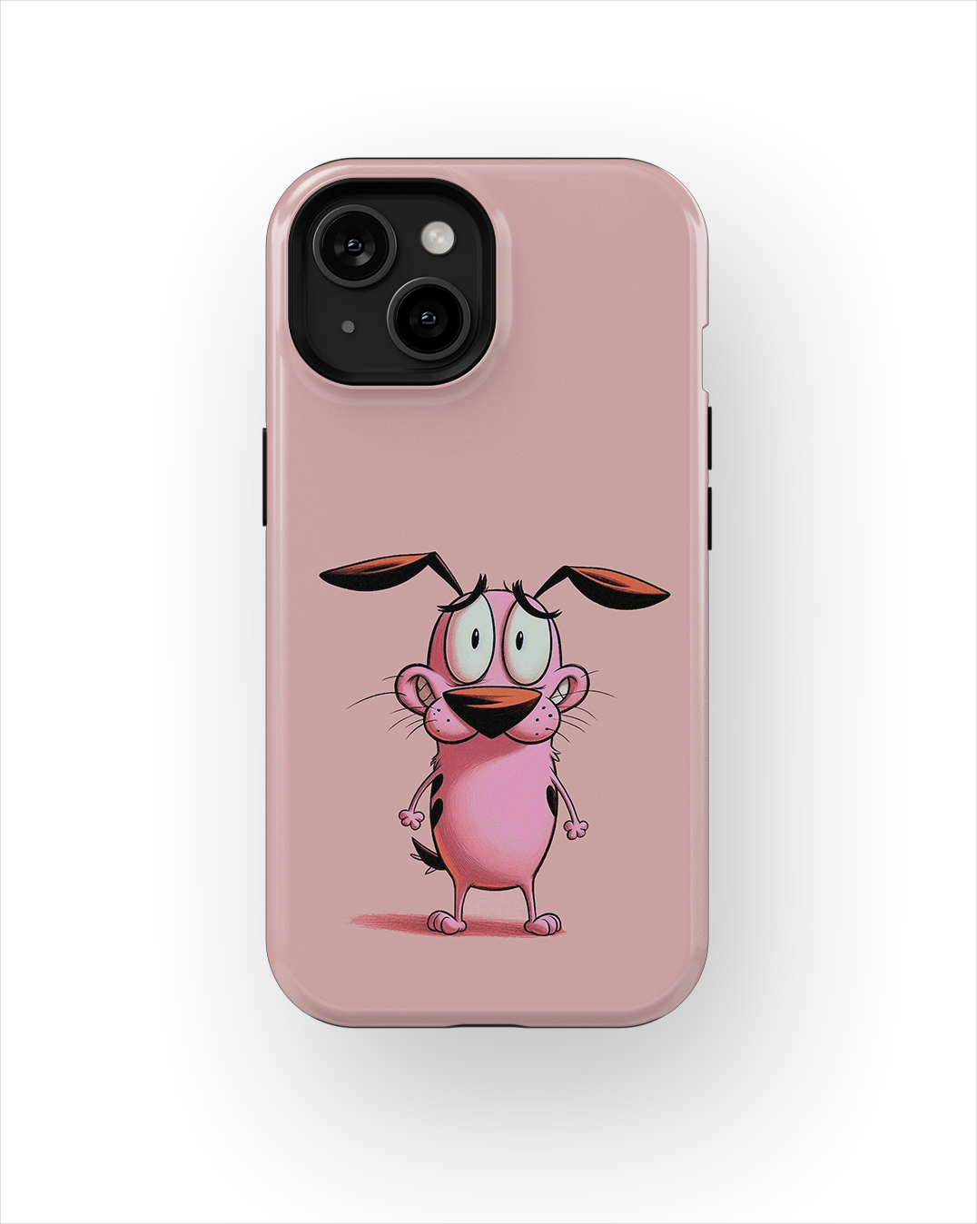 Coque iPhone – Design Courage le Chien