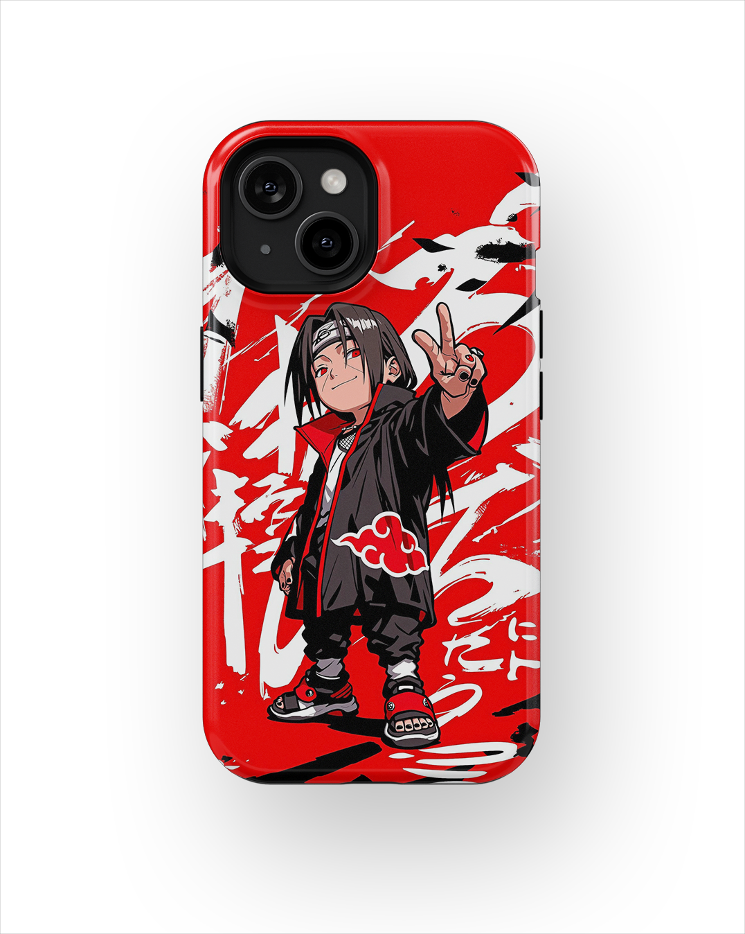 Coque iPhone Anime – Itachi Uchiha Akatsuki Style