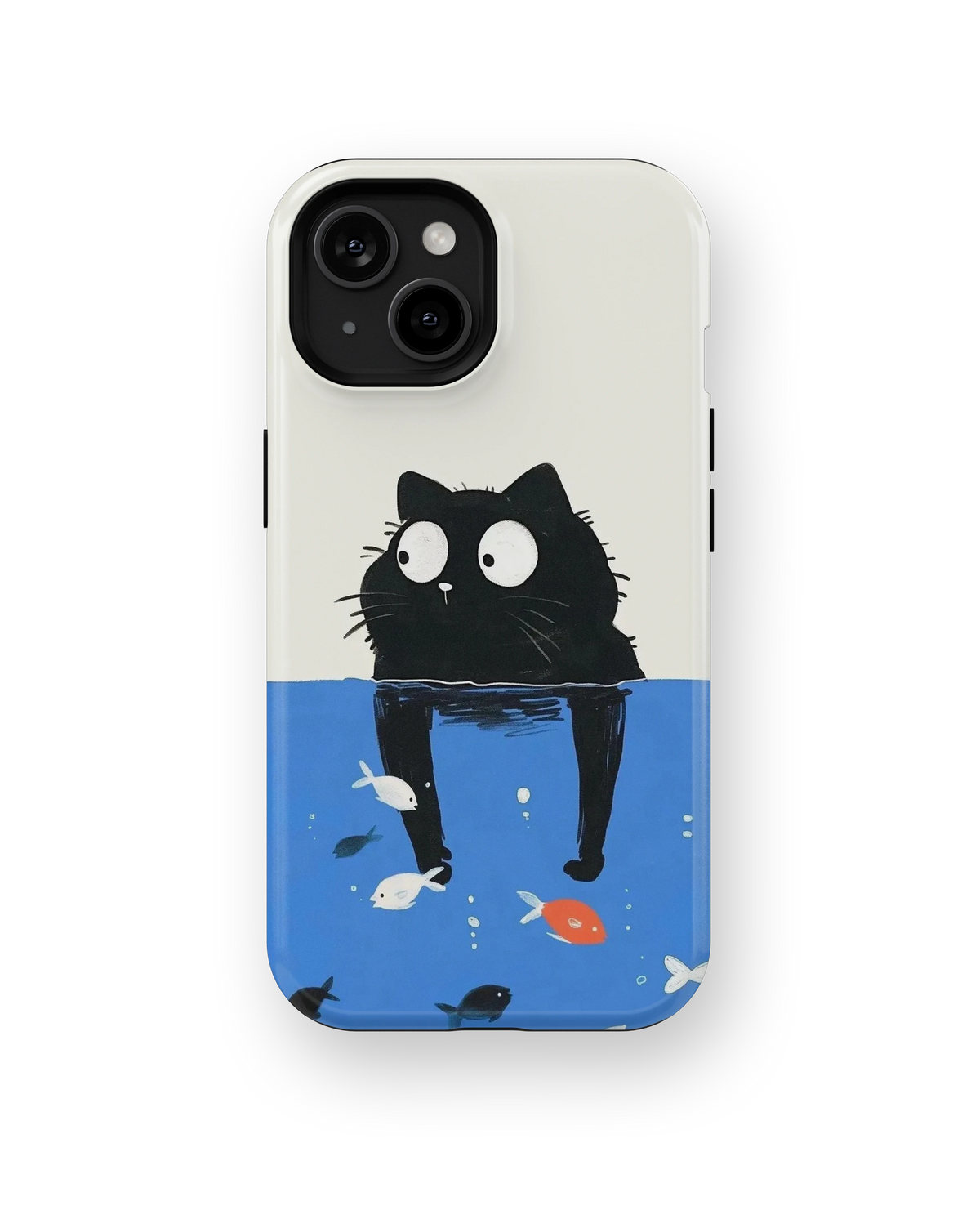 Coque iPhone – Design Chat Noir Océan