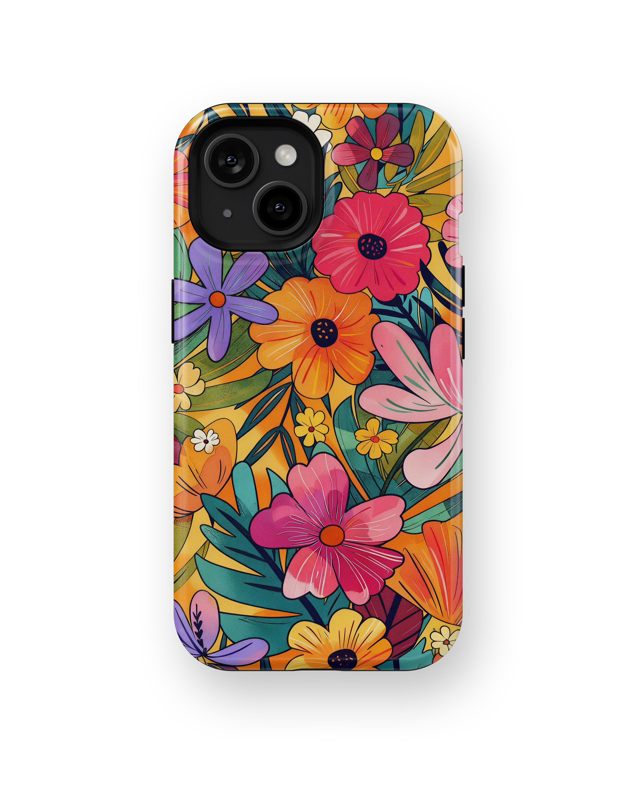 Coque iPhone – Design Floral Coloré