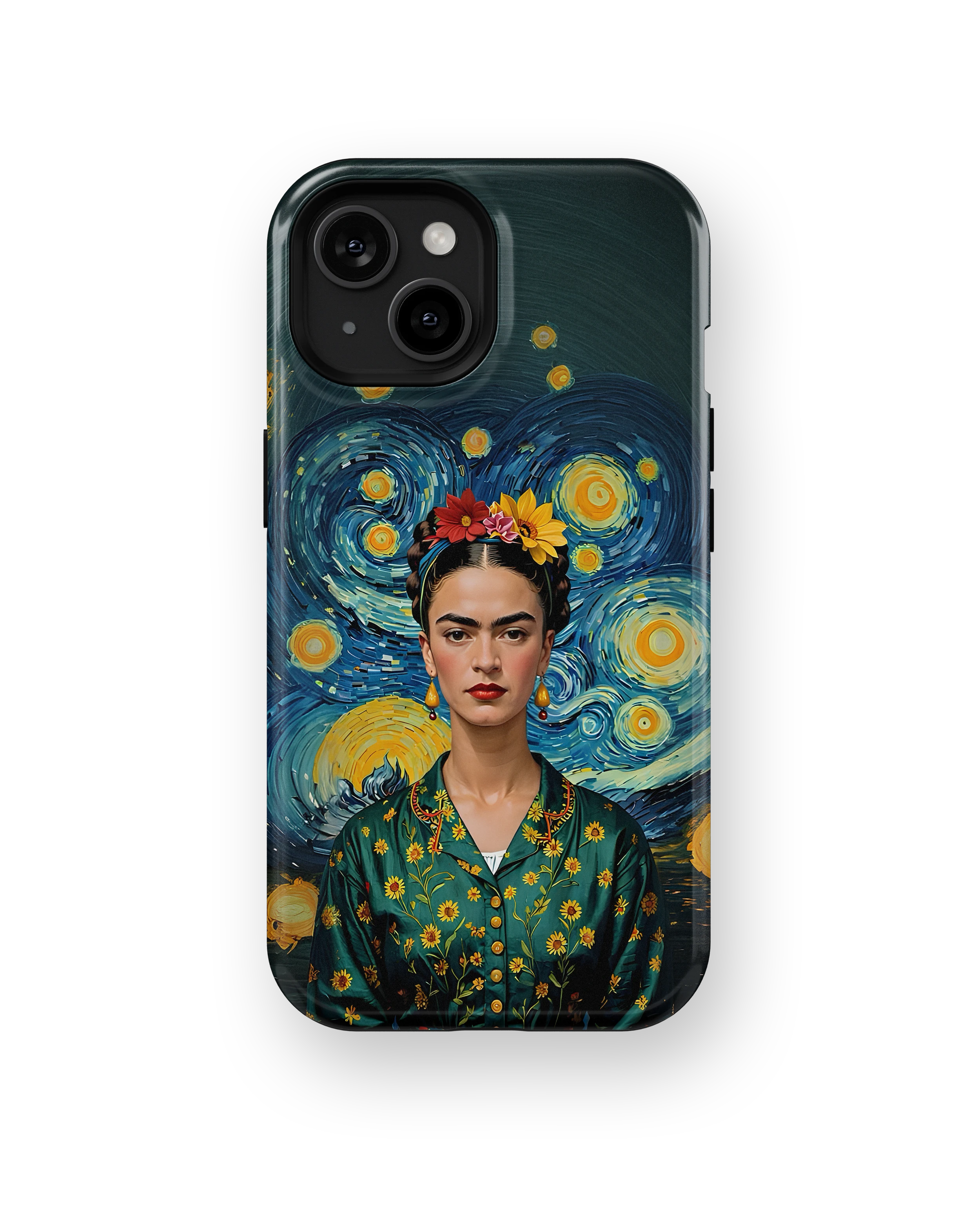 Coque iPhone – Portrait Artistique Inspiré de Frida Kahlo