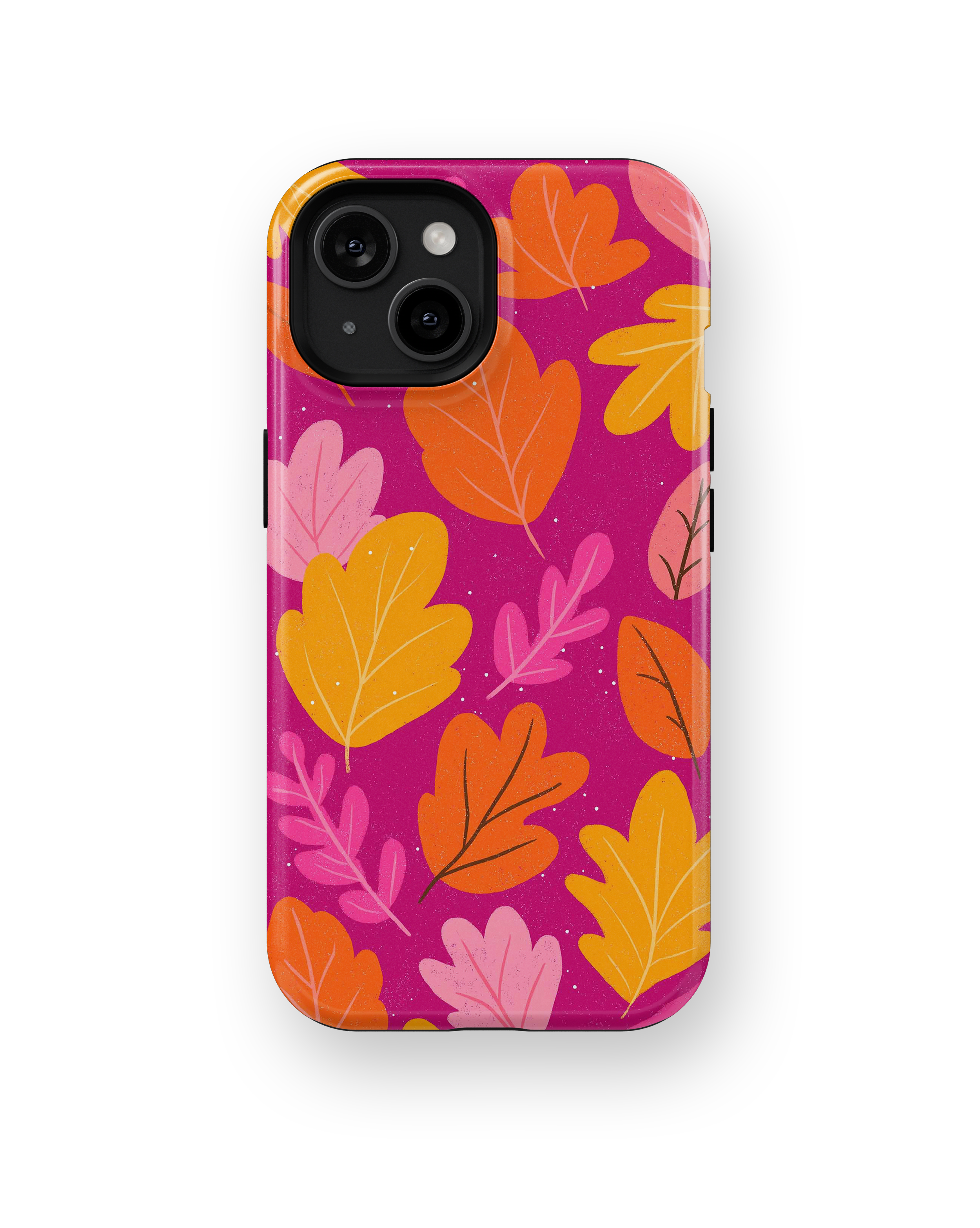 Coque iPhone – Design Feuilles Colorées