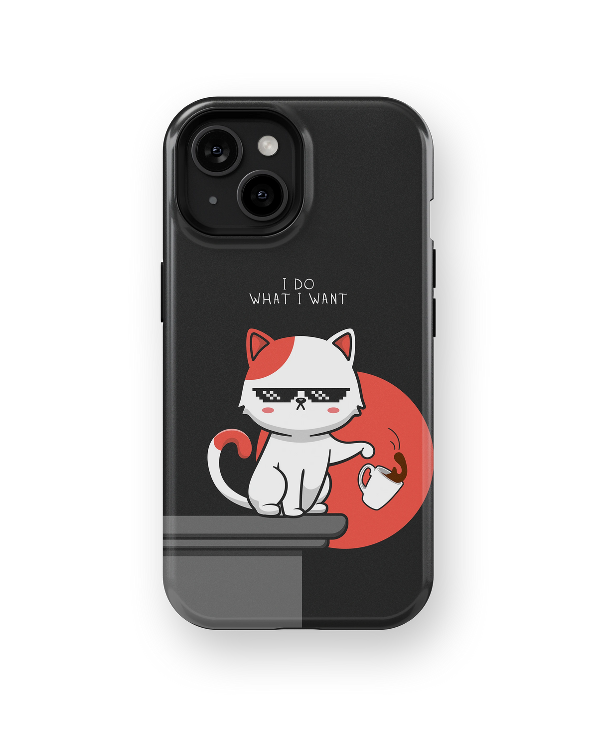 Coque iPhone – Cat Boss “I Do What I Want”