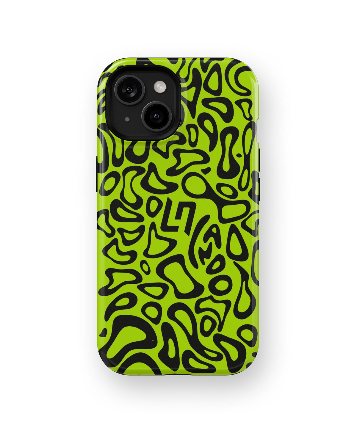 Coque iPhone – Design Fluorescent Noir