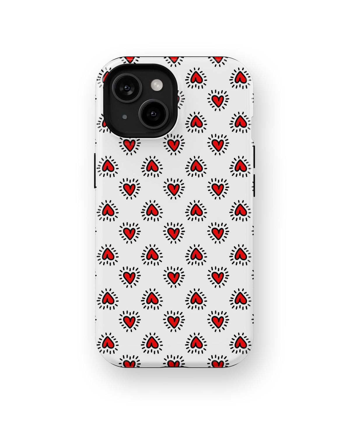 Coque iPhone – Design Cœurs Pop