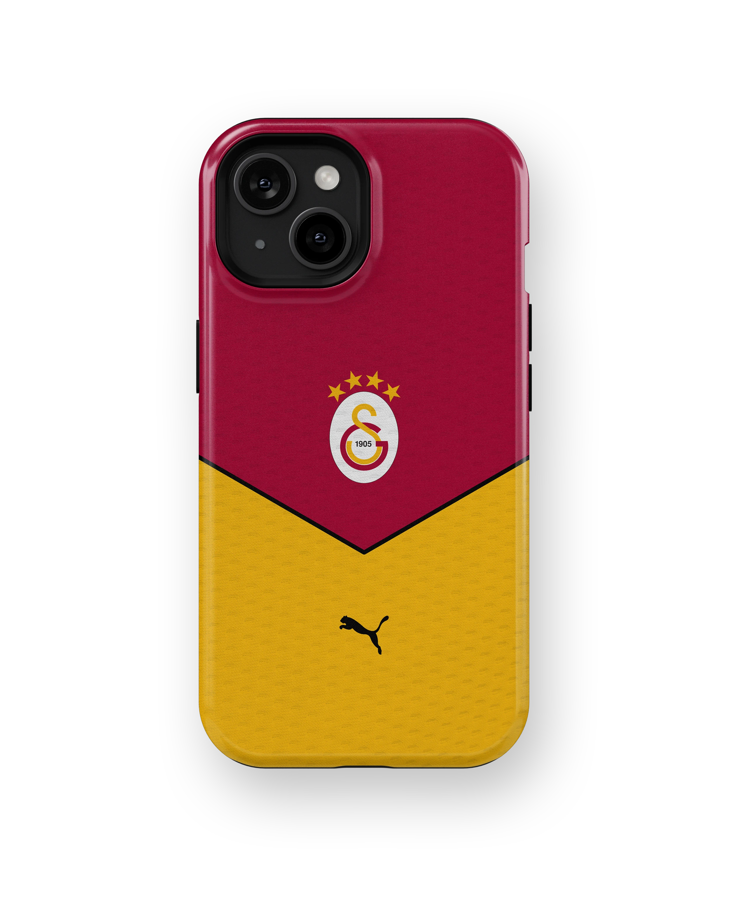 Coque iPhone – Style Maillot Galatasaray Rouge & Jaune
