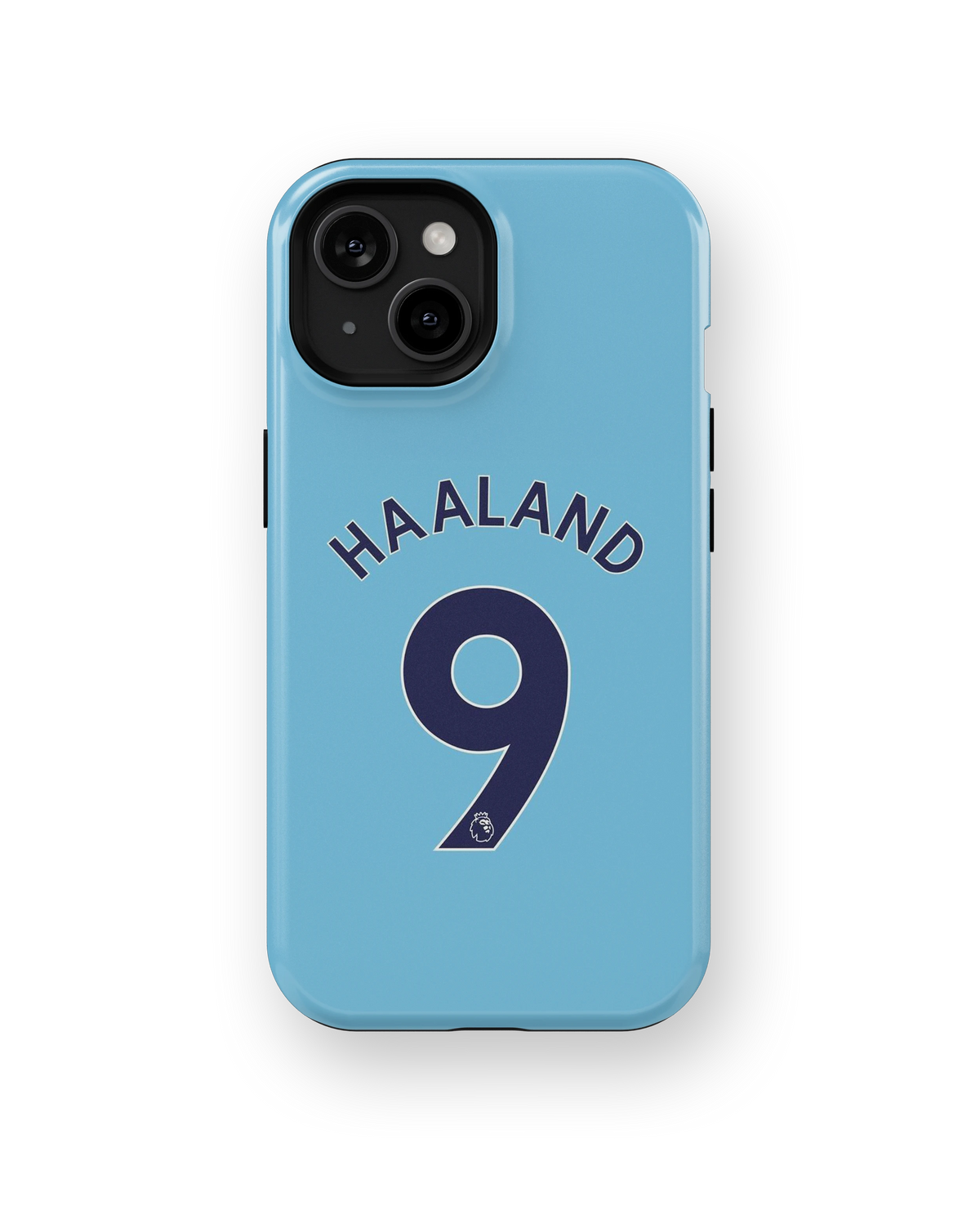 Coque iPhone Haaland – Design Bleu | Manchester City