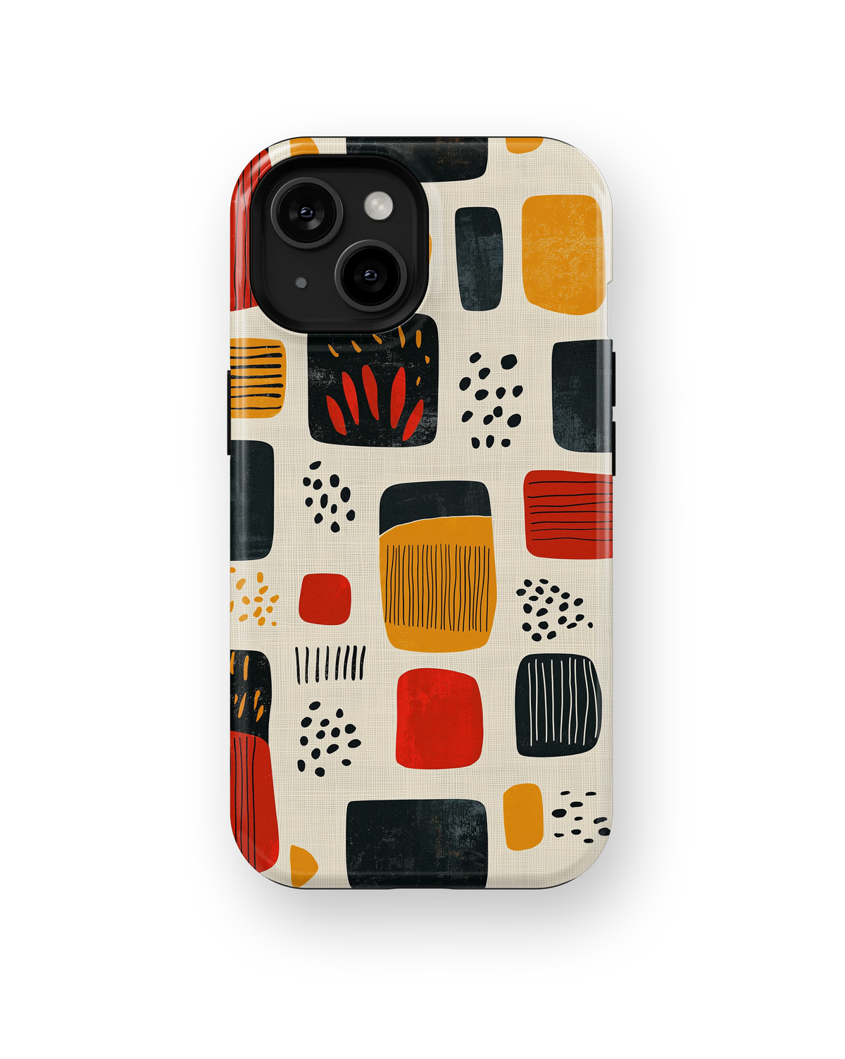 Coque iPhone – Design Abstrait Géométrique
