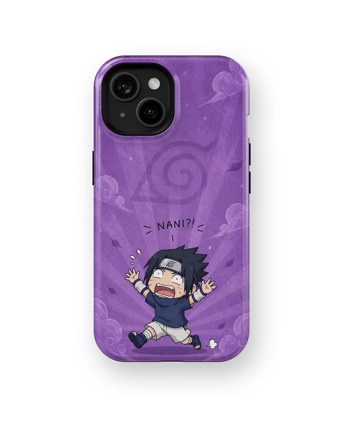 Coque iPhone Sasuke – Design NANI?! | Naruto