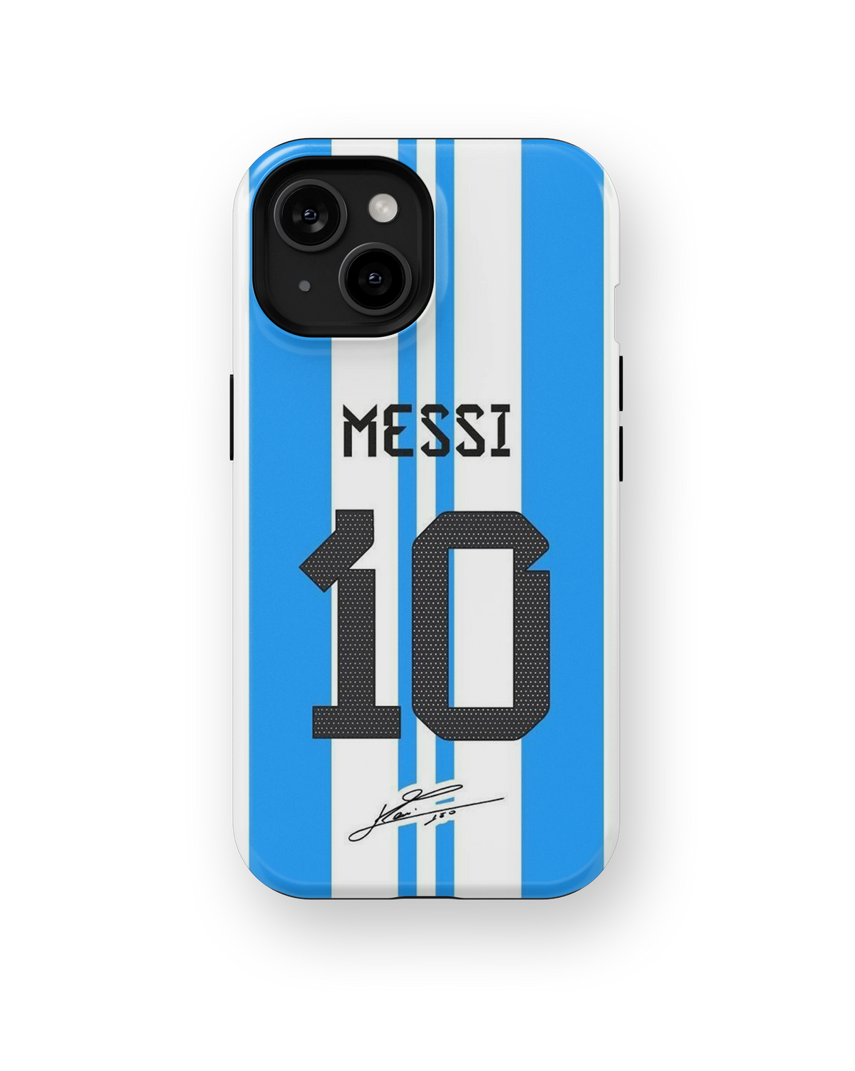 Coque iPhone Messi – Bleu et Blanc | Argentine