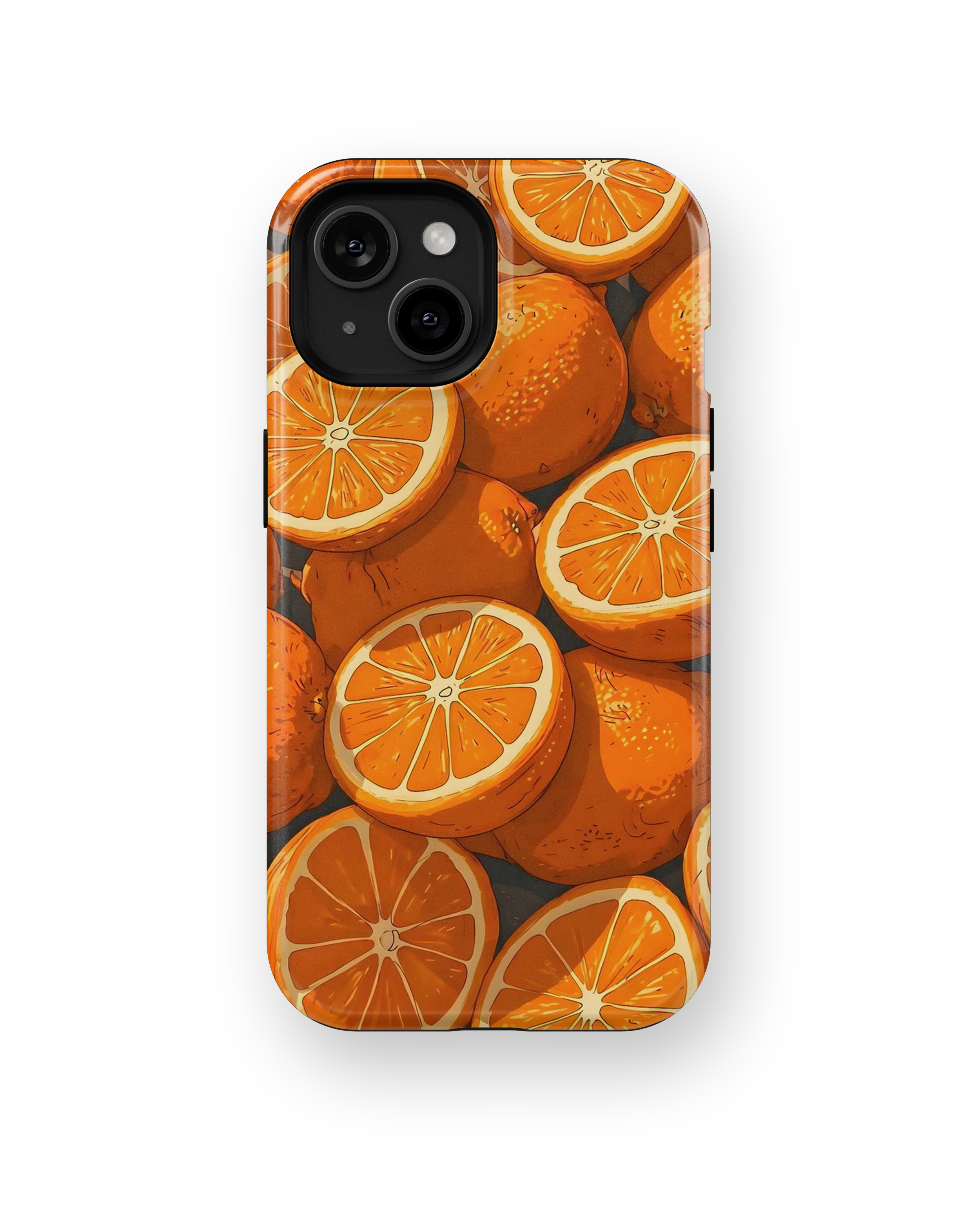 Coque iPhone Motif Oranges Fraîches