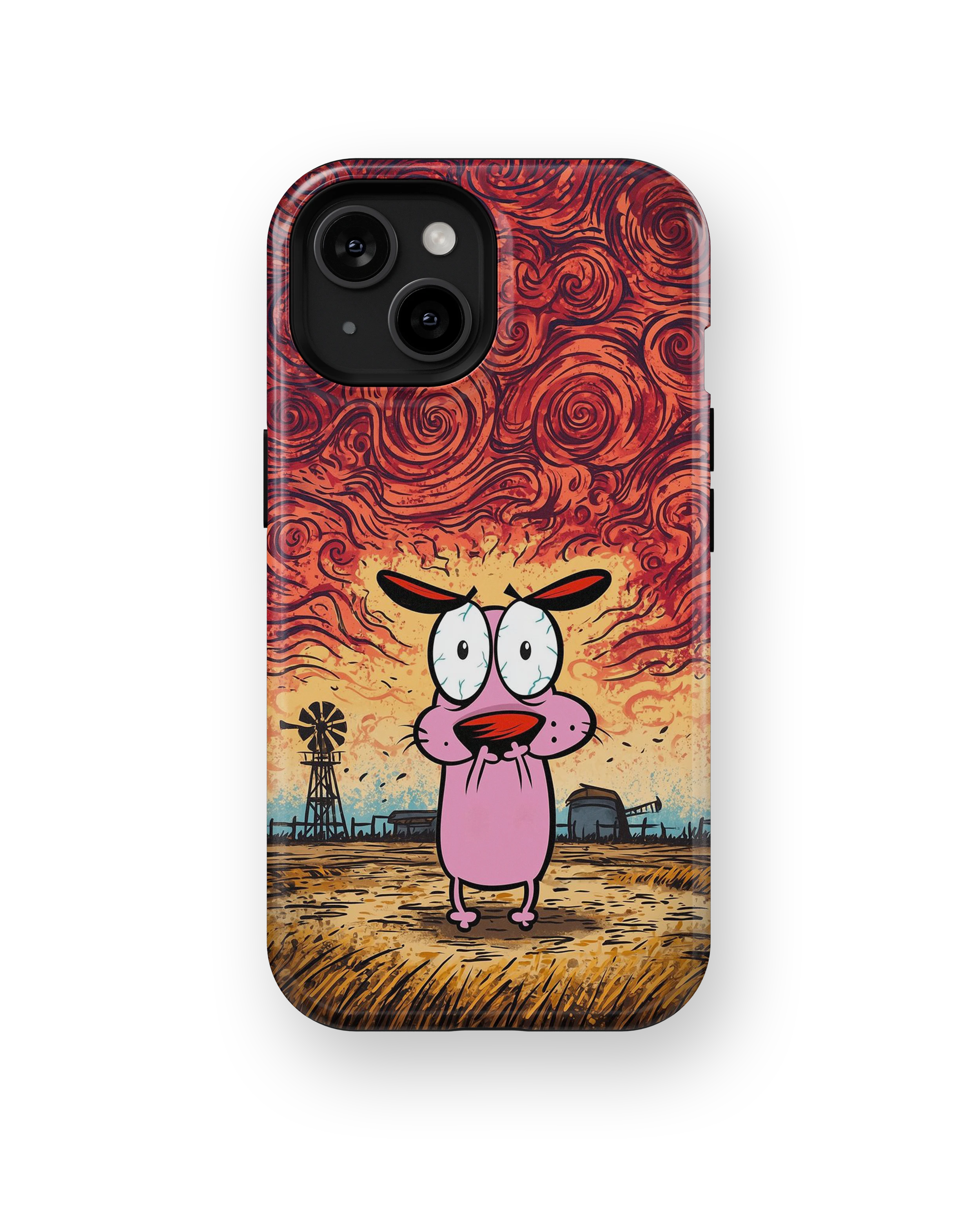 Coque iPhone – Design Courage le Chien