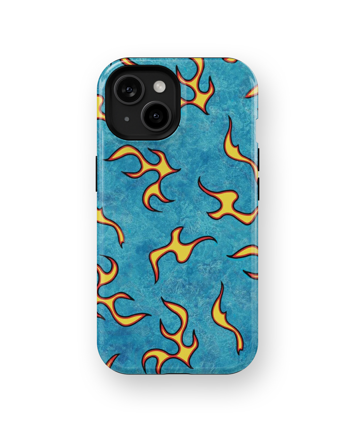 Coque iPhone – Blue Fire
