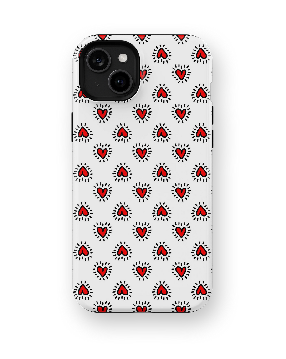 Coque iPhone – Design Cœurs Pop