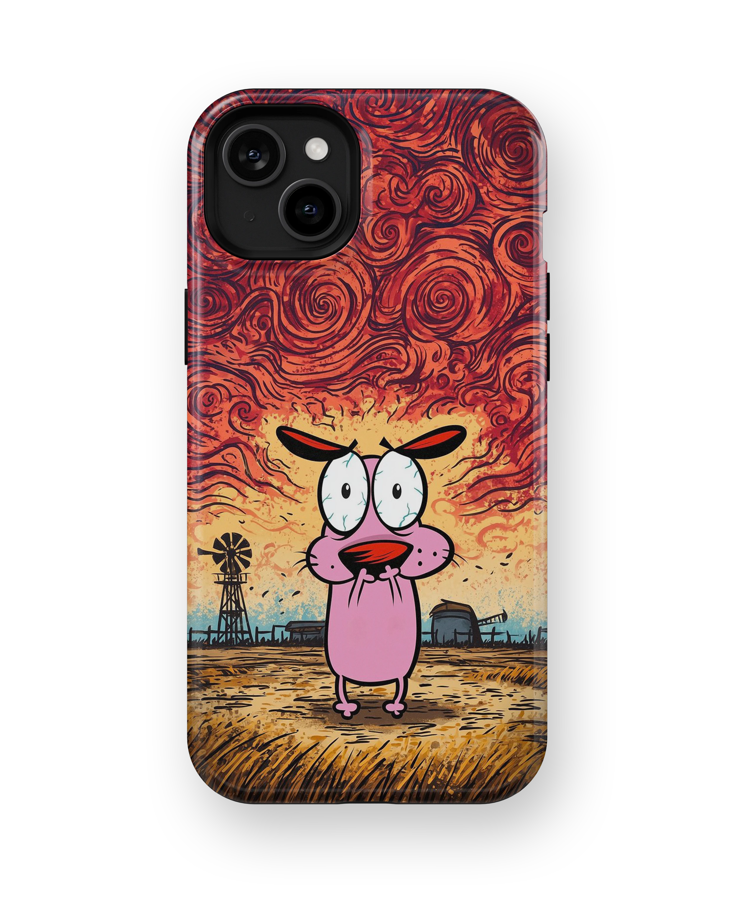Coque iPhone – Design Courage le Chien