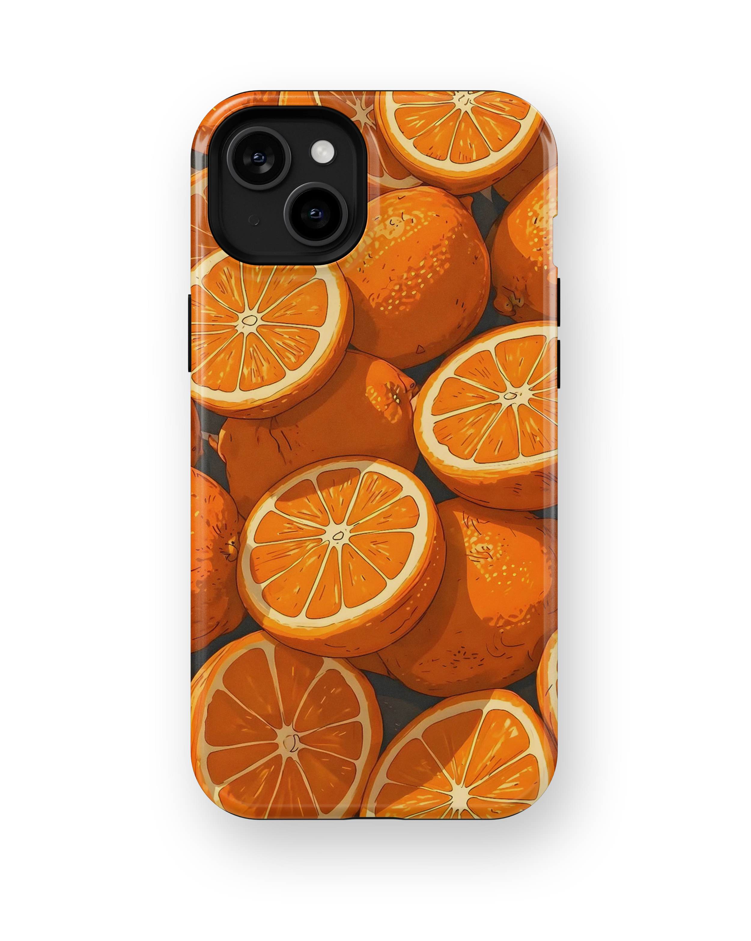 Coque iPhone Motif Oranges Fraîches