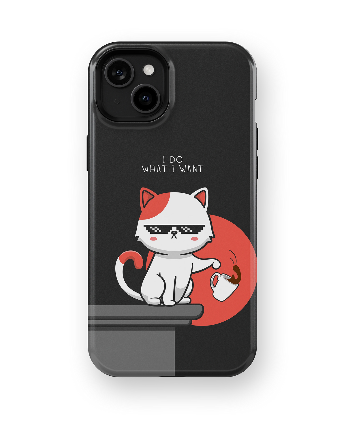Coque iPhone – Cat Boss “I Do What I Want”
