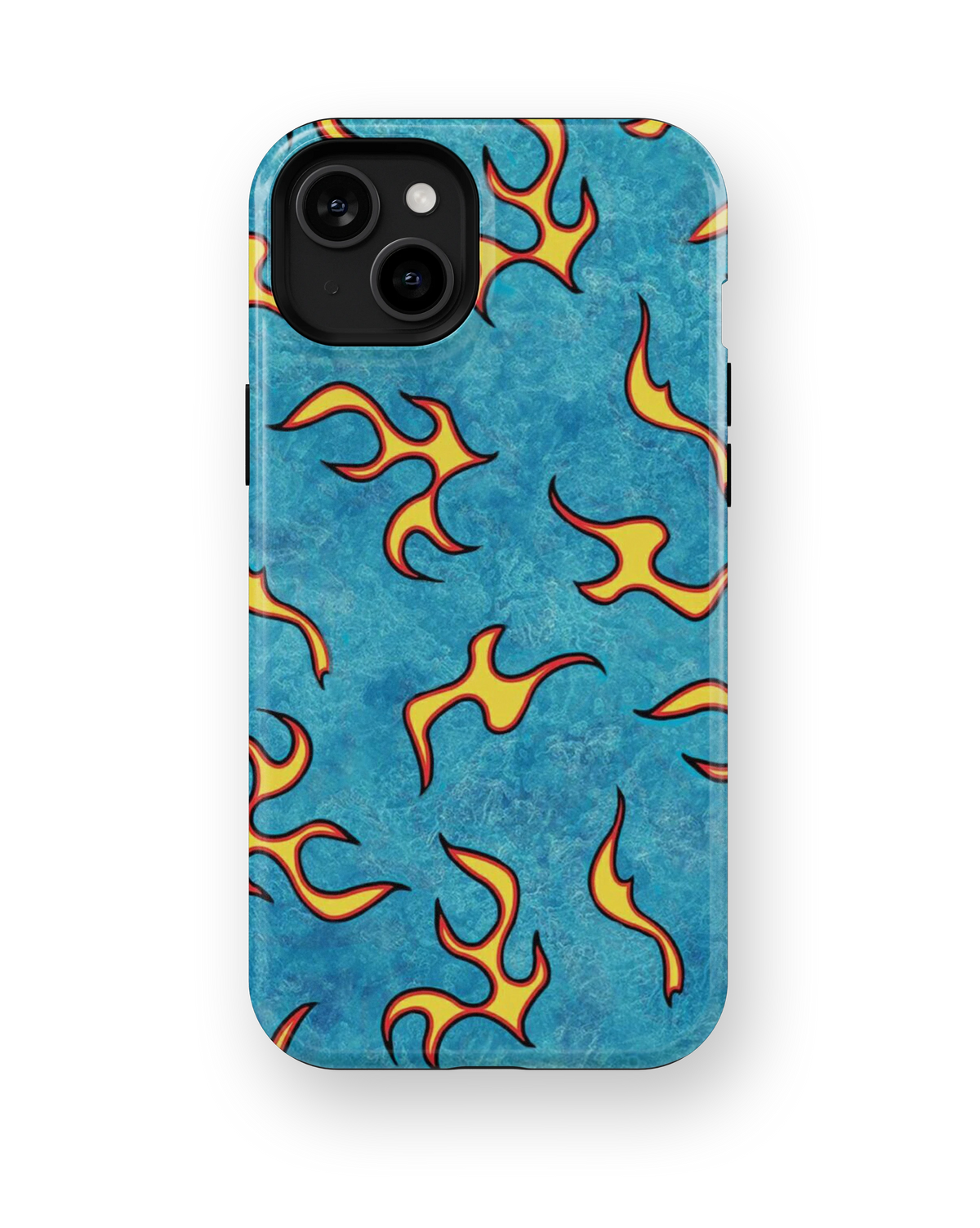 Coque iPhone – Blue Fire