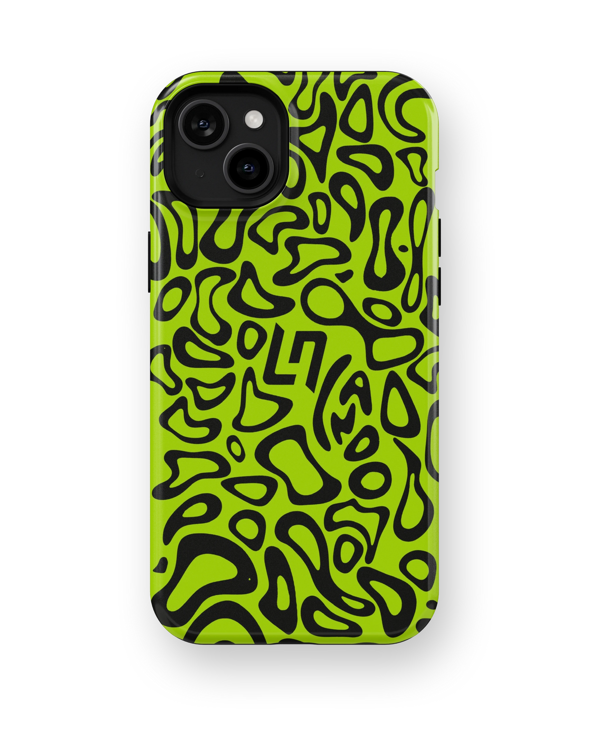 Coque iPhone – Design Fluorescent Noir