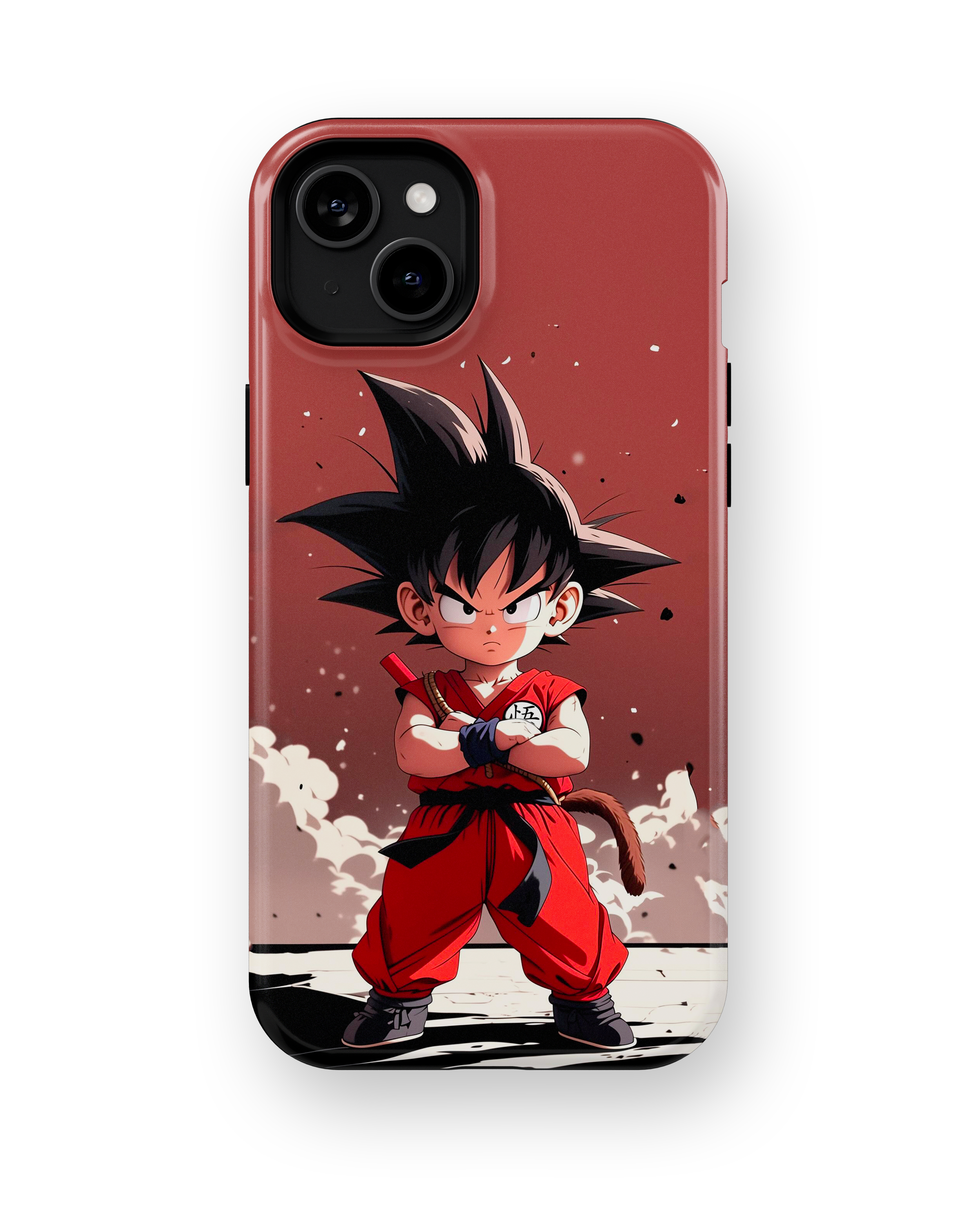 Coque iPhone Anime Goku maroon
