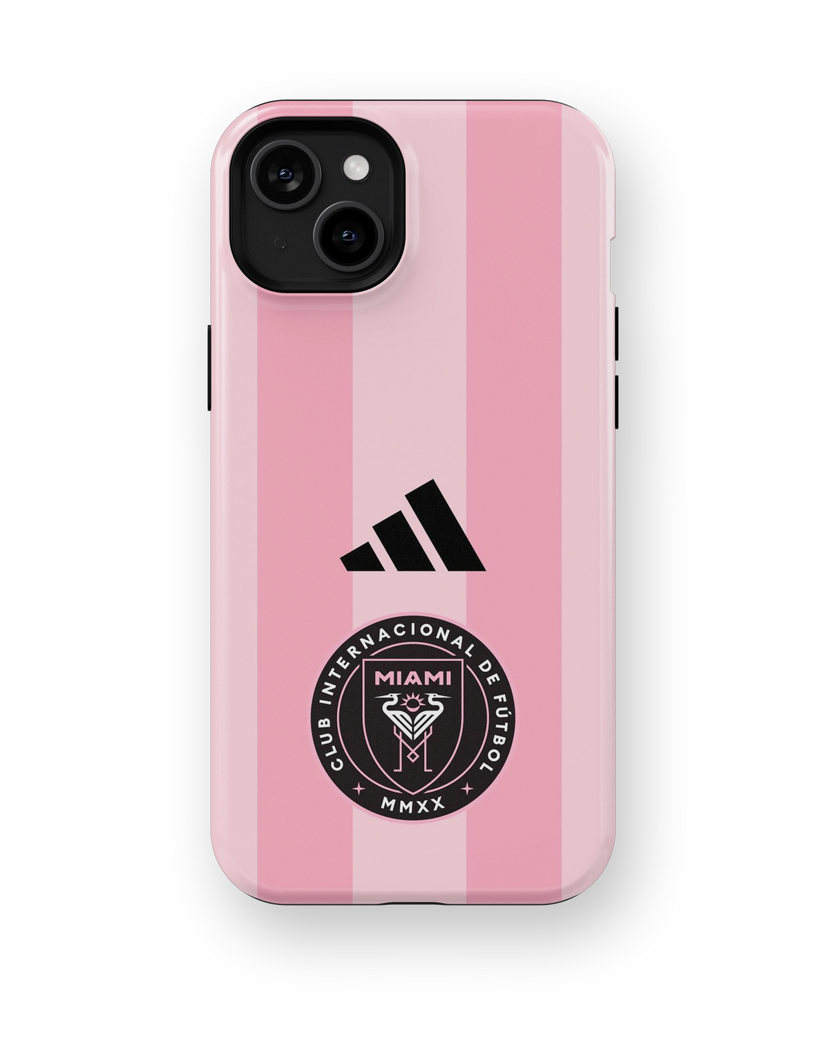 Coque iPhone Miami – Design Pink Stripes | Inter Miami