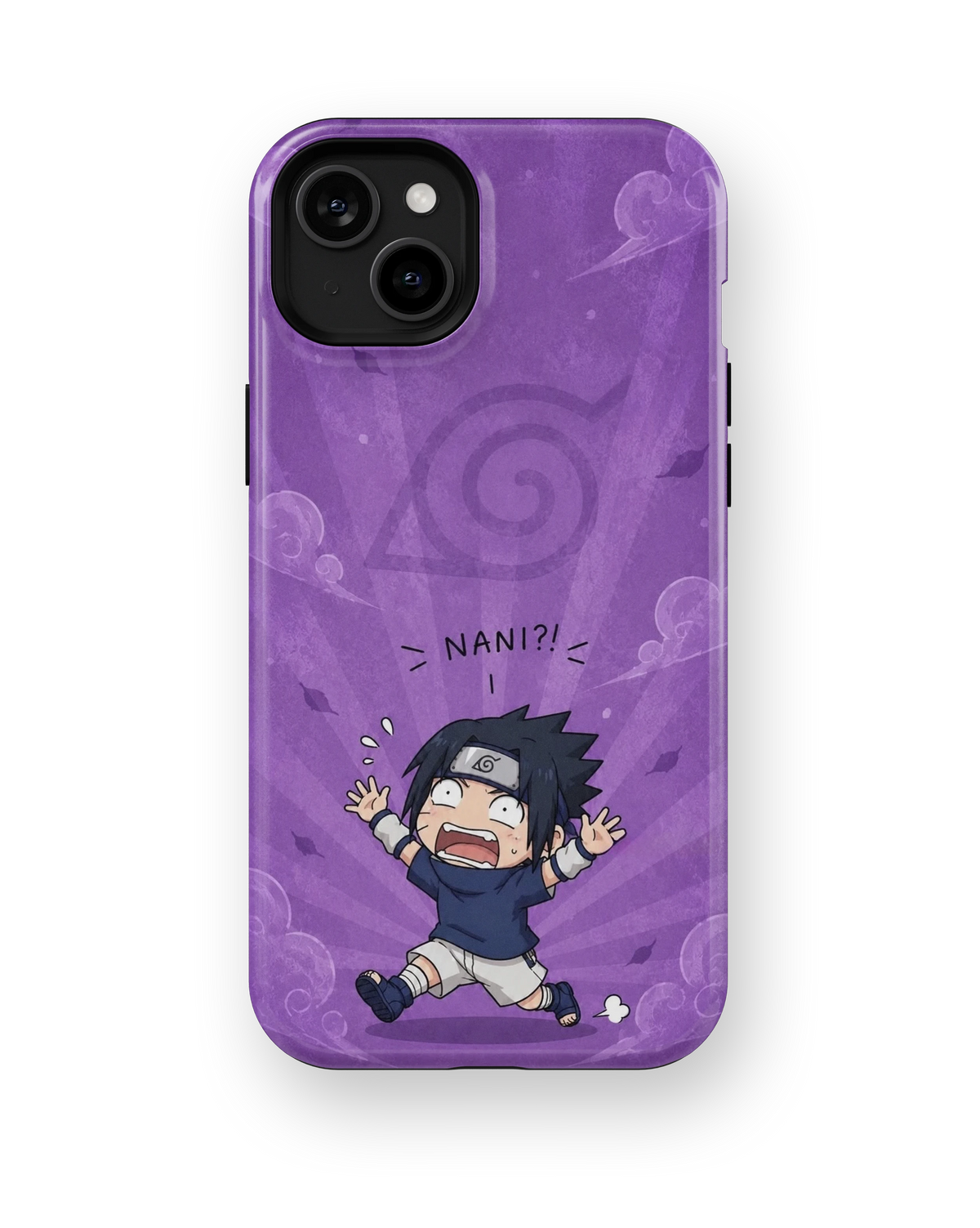 Coque iPhone Sasuke – Design NANI?! | Naruto