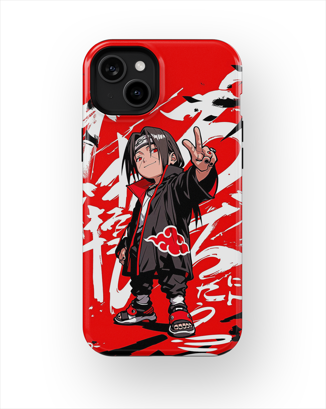 Coque iPhone Anime – Itachi Uchiha Akatsuki Style
