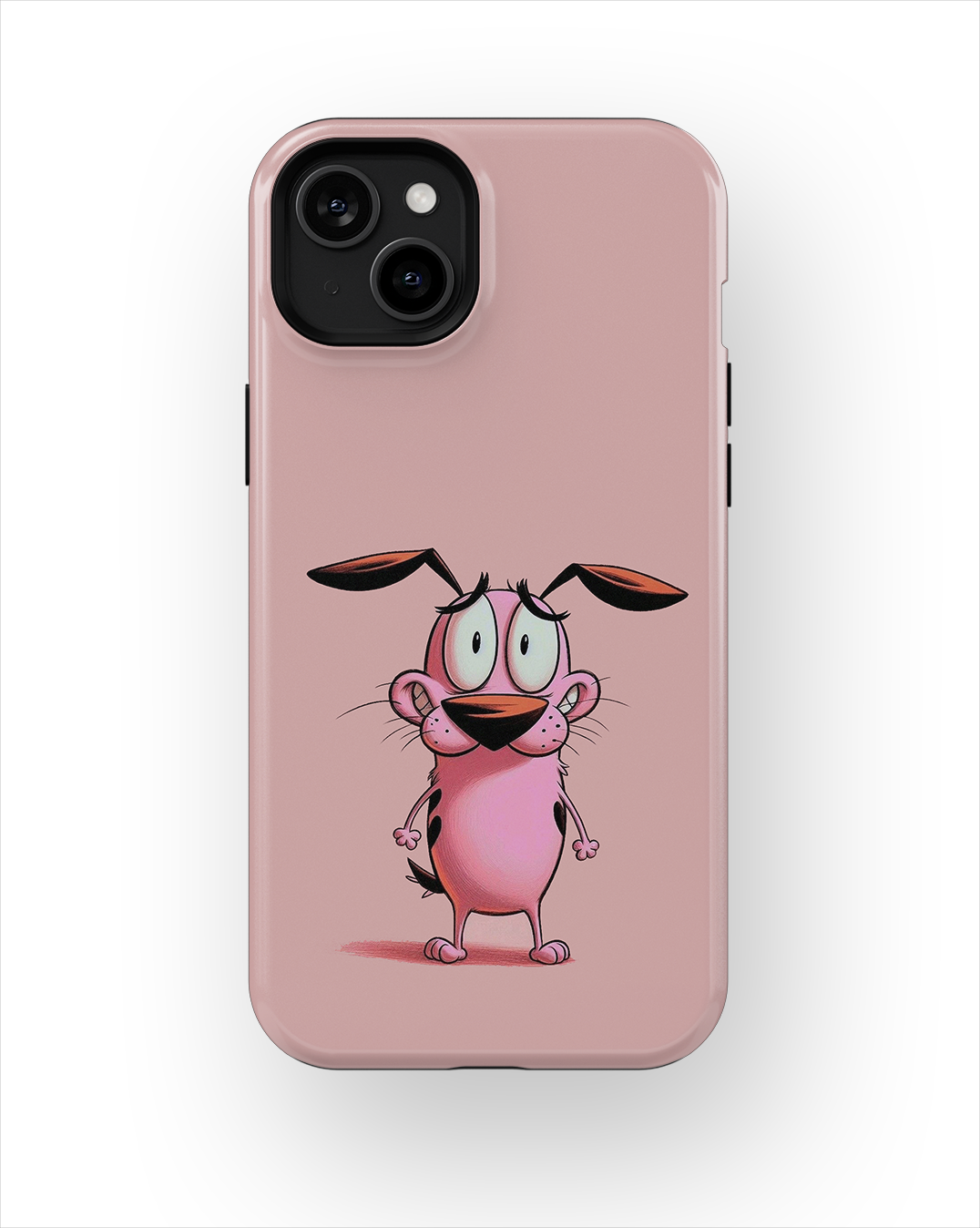 Coque iPhone – Design Courage le Chien
