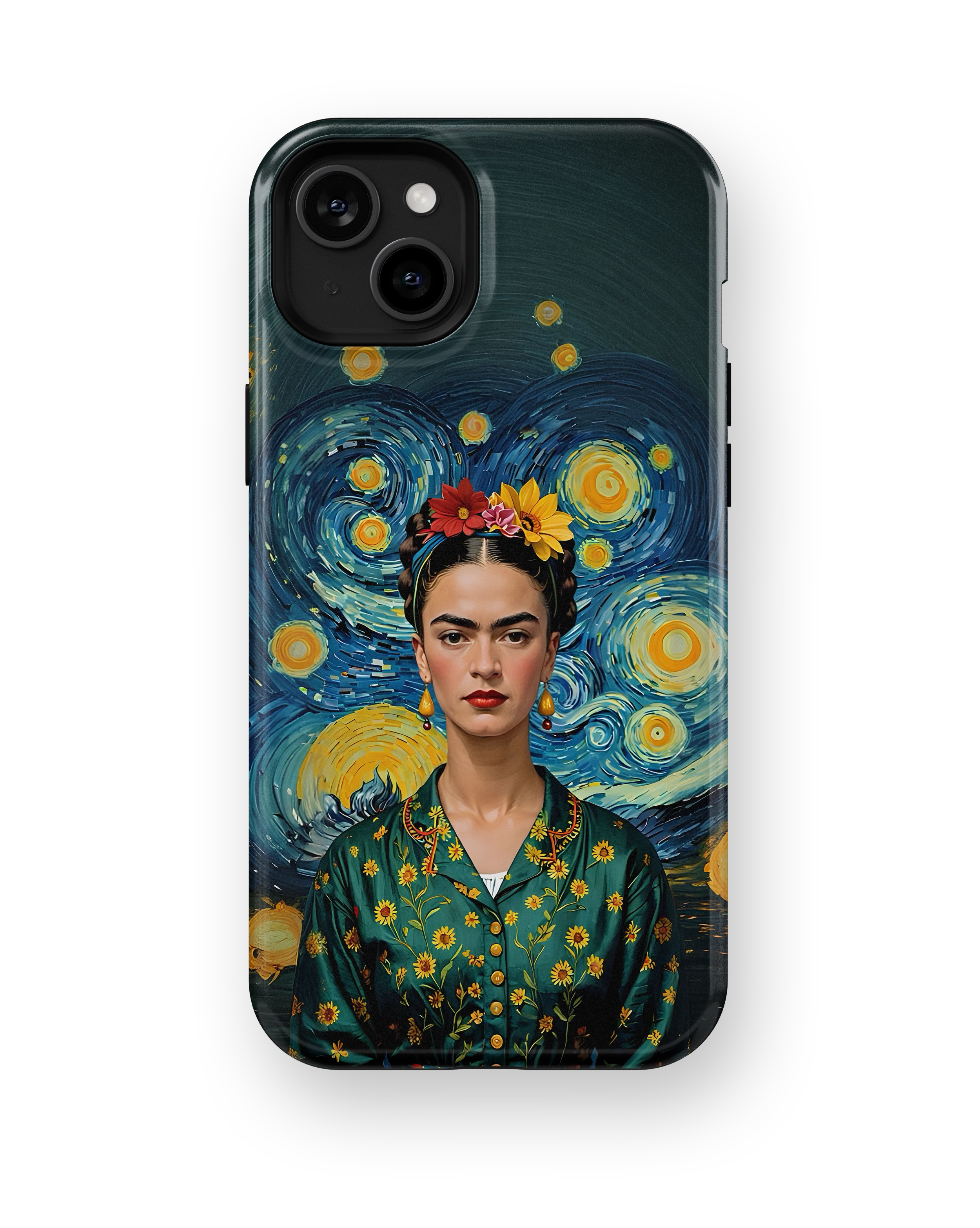 Coque iPhone – Portrait Artistique Inspiré de Frida Kahlo