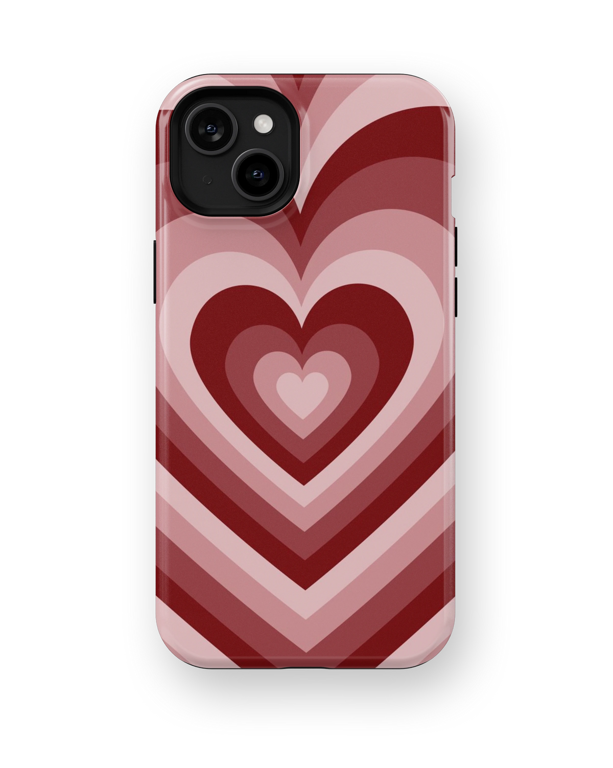 Coque iPhone – Design Cœurs Empilés