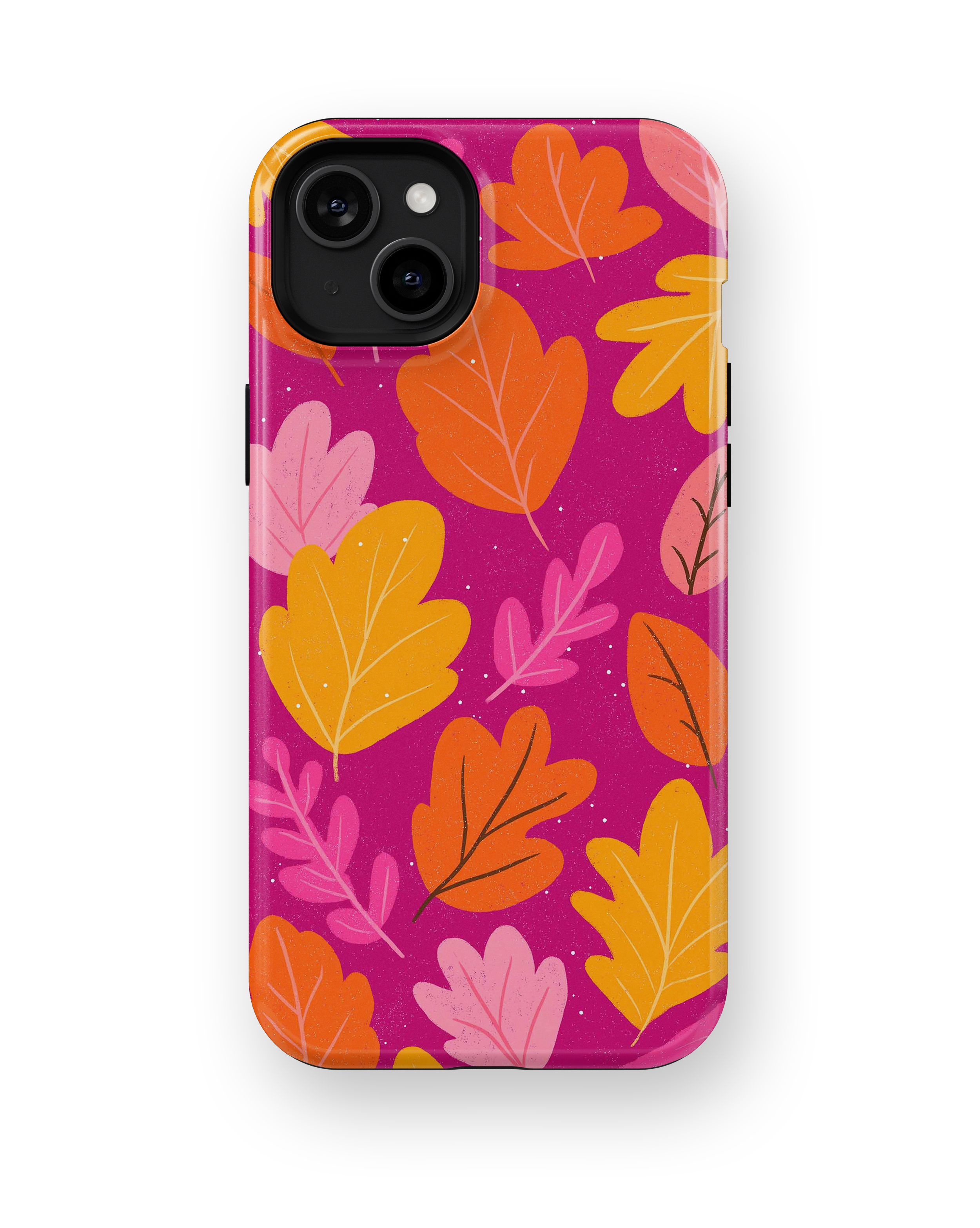 Coque iPhone – Design Feuilles Colorées