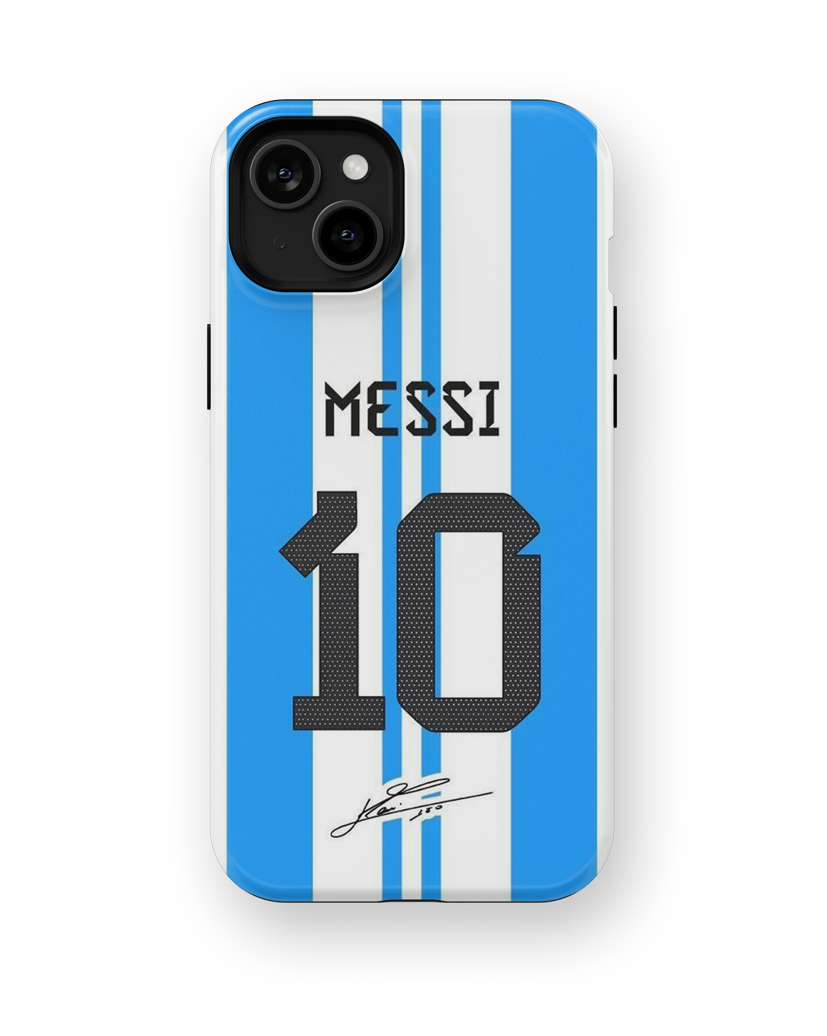 Coque iPhone Messi – Bleu et Blanc | Argentine