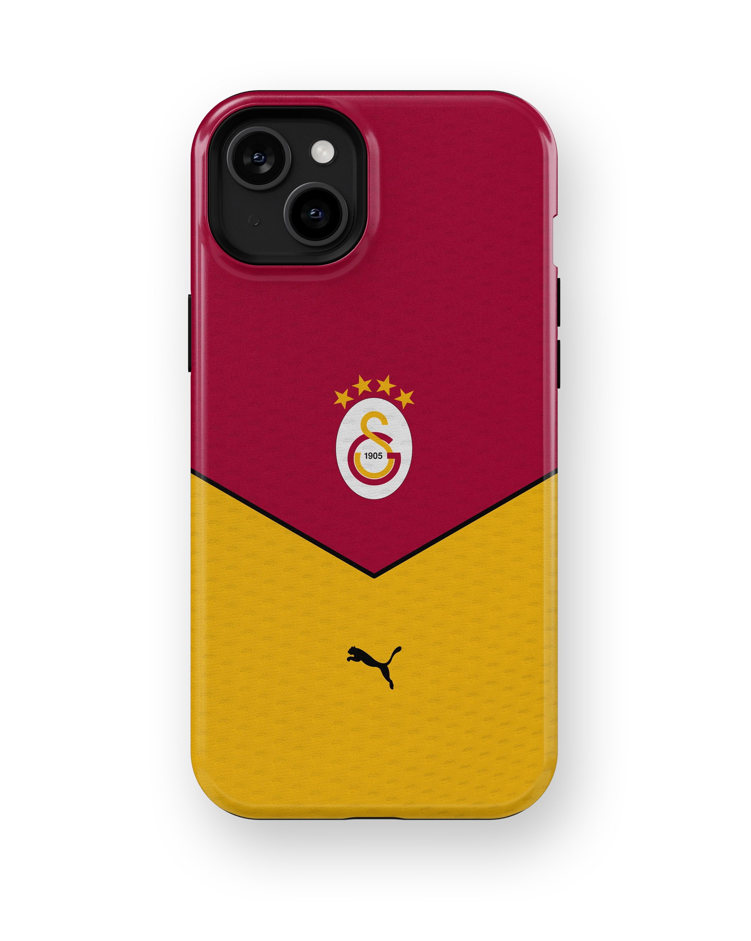 Coque iPhone – Style Maillot Galatasaray Rouge & Jaune