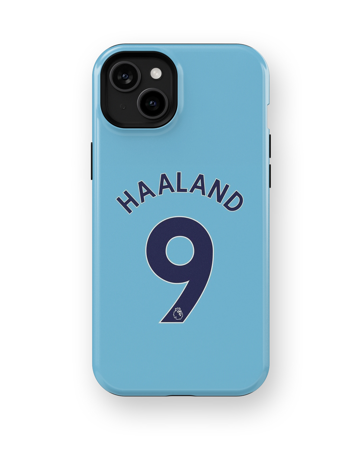 Coque iPhone Haaland – Design Bleu | Manchester City