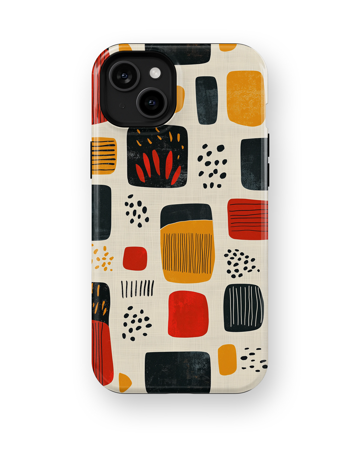 Coque iPhone – Design Abstrait Géométrique