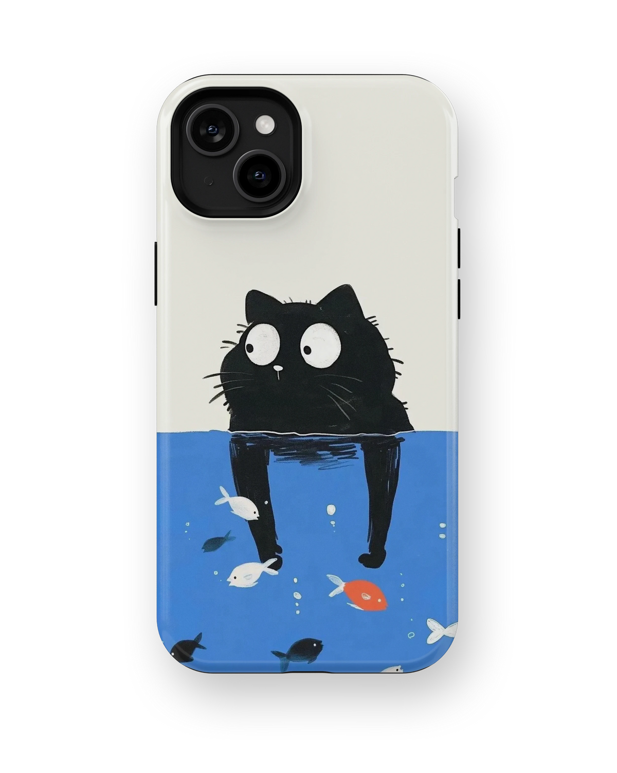 Coque iPhone – Design Chat Noir Océan