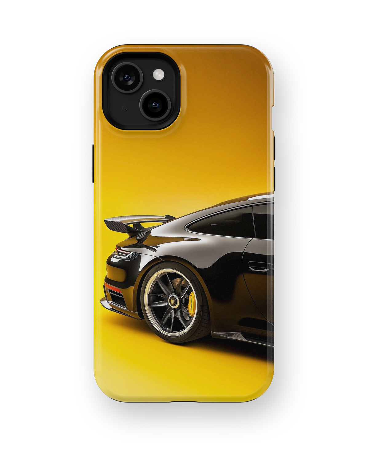 Coque iPhone – Porsche 911 Black & Yellow