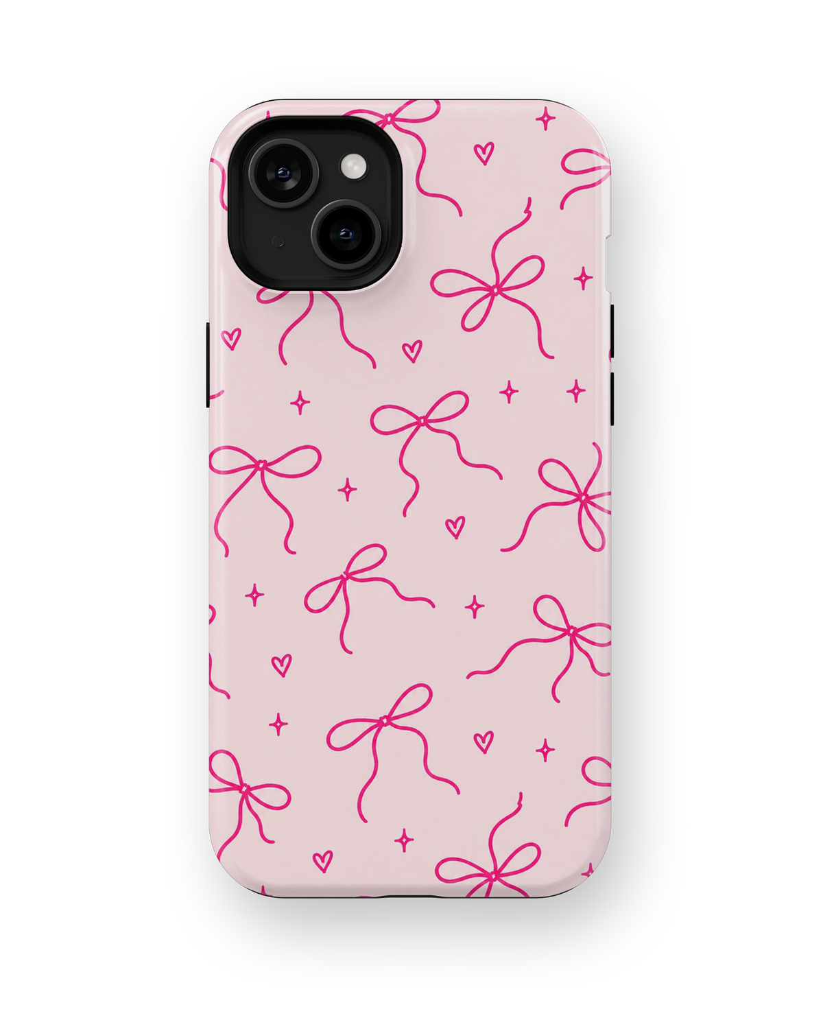 Coque iPhone – Design Nœuds Roses