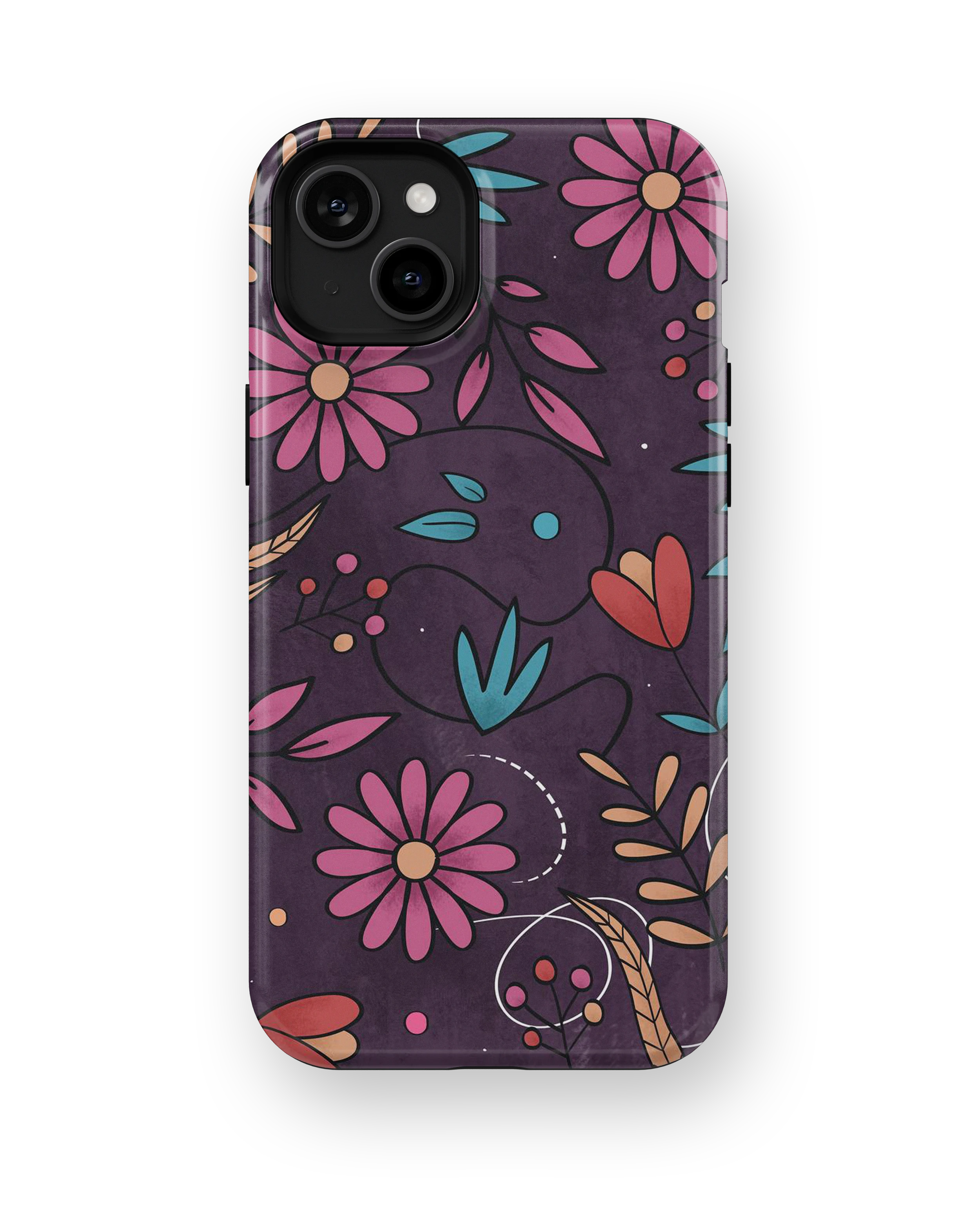 Coque iPhone – Design Floral Élégant & Coloré