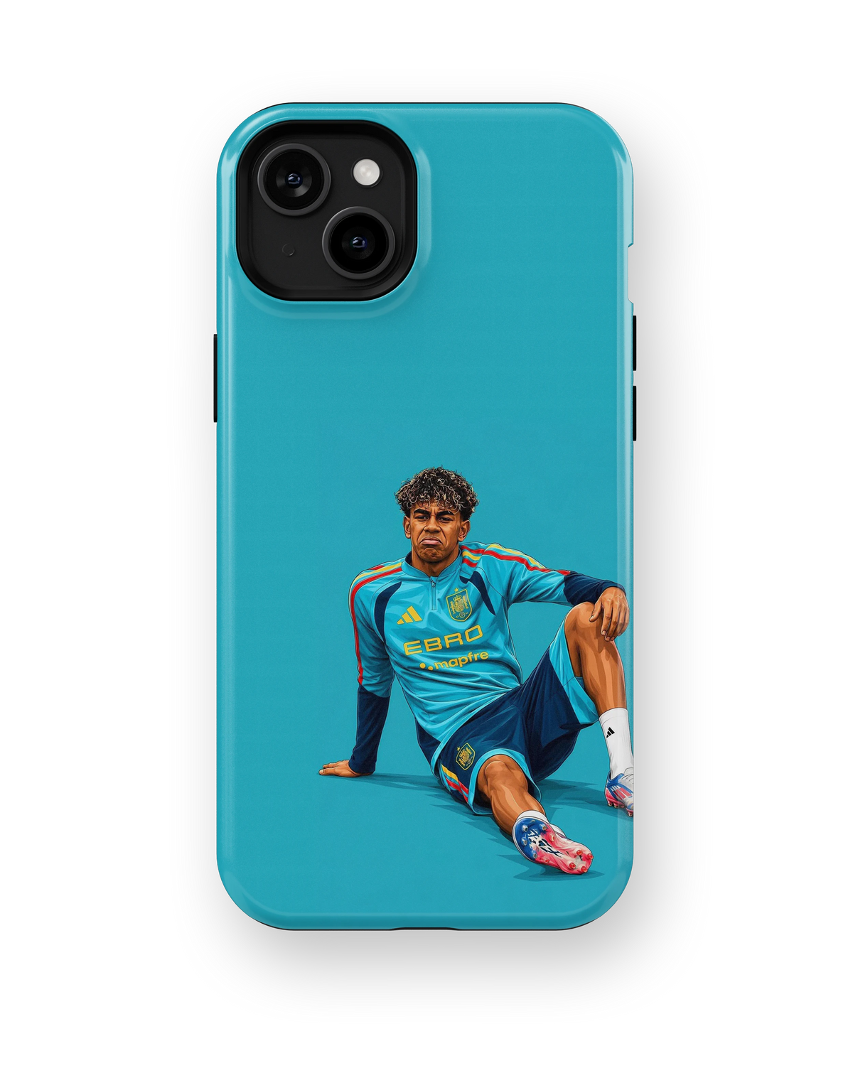 Coque iPhone Lamine Yamal – Style Bleu | Espagne