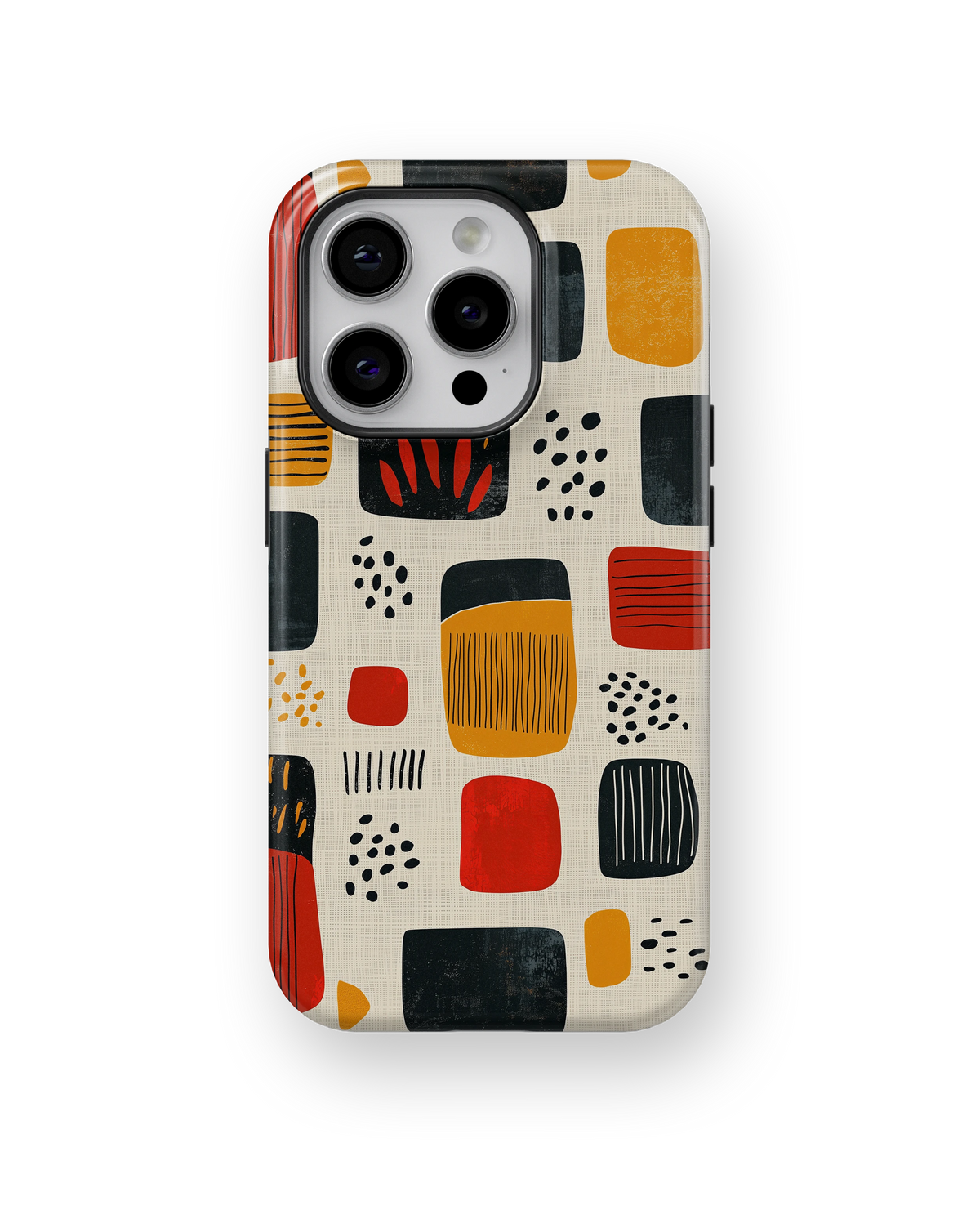 Coque iPhone – Design Abstrait Géométrique