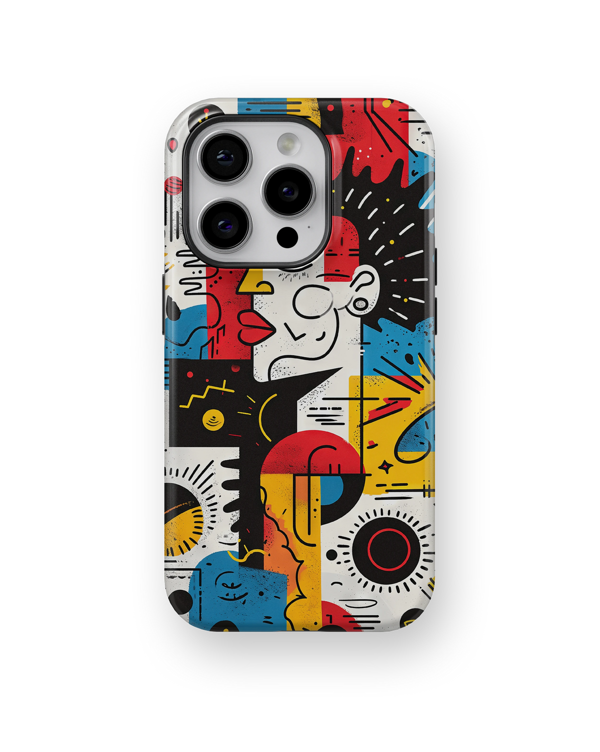 Coque iPhone – Design Abstrait Pop Art