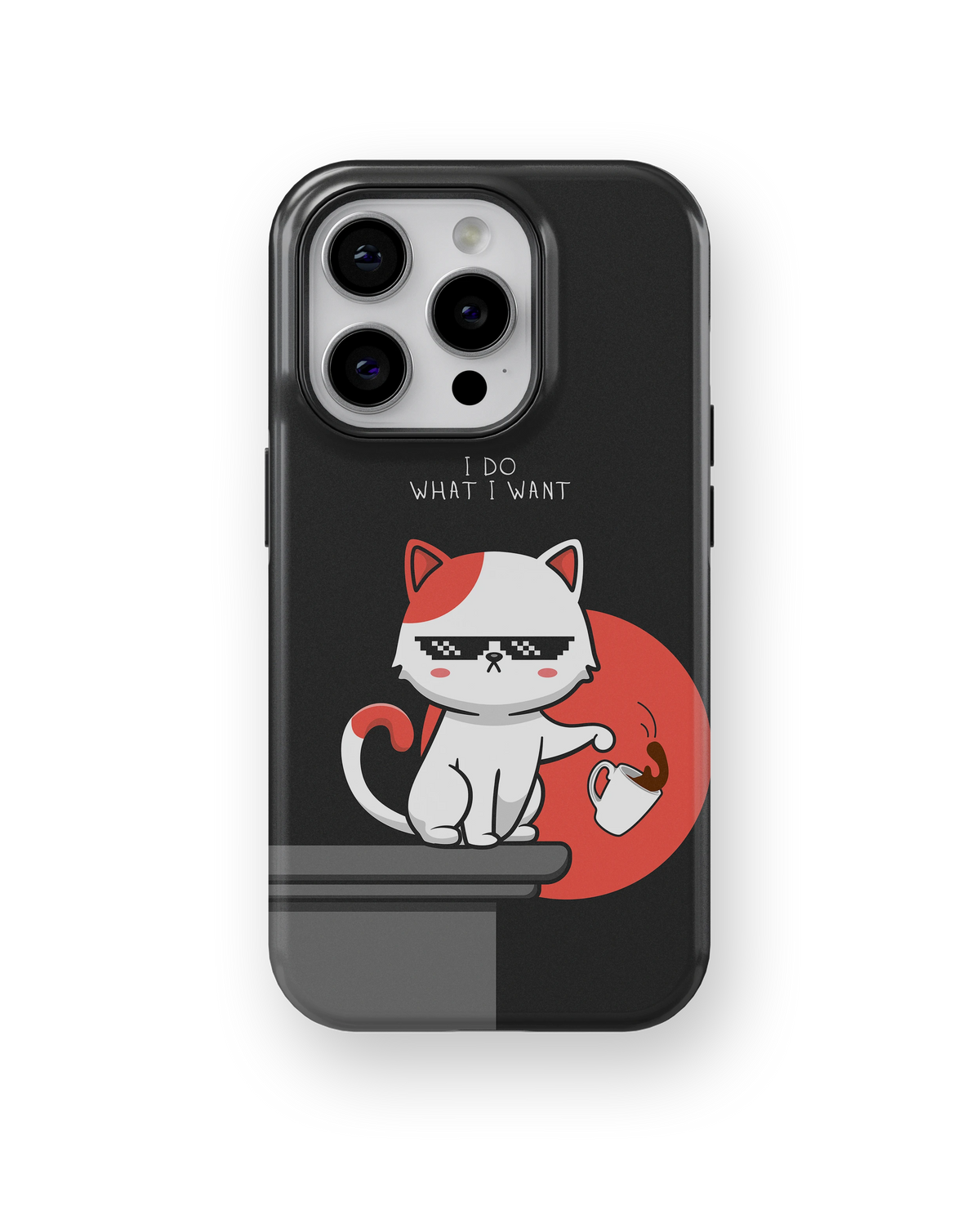 Coque iPhone – Cat Boss “I Do What I Want”